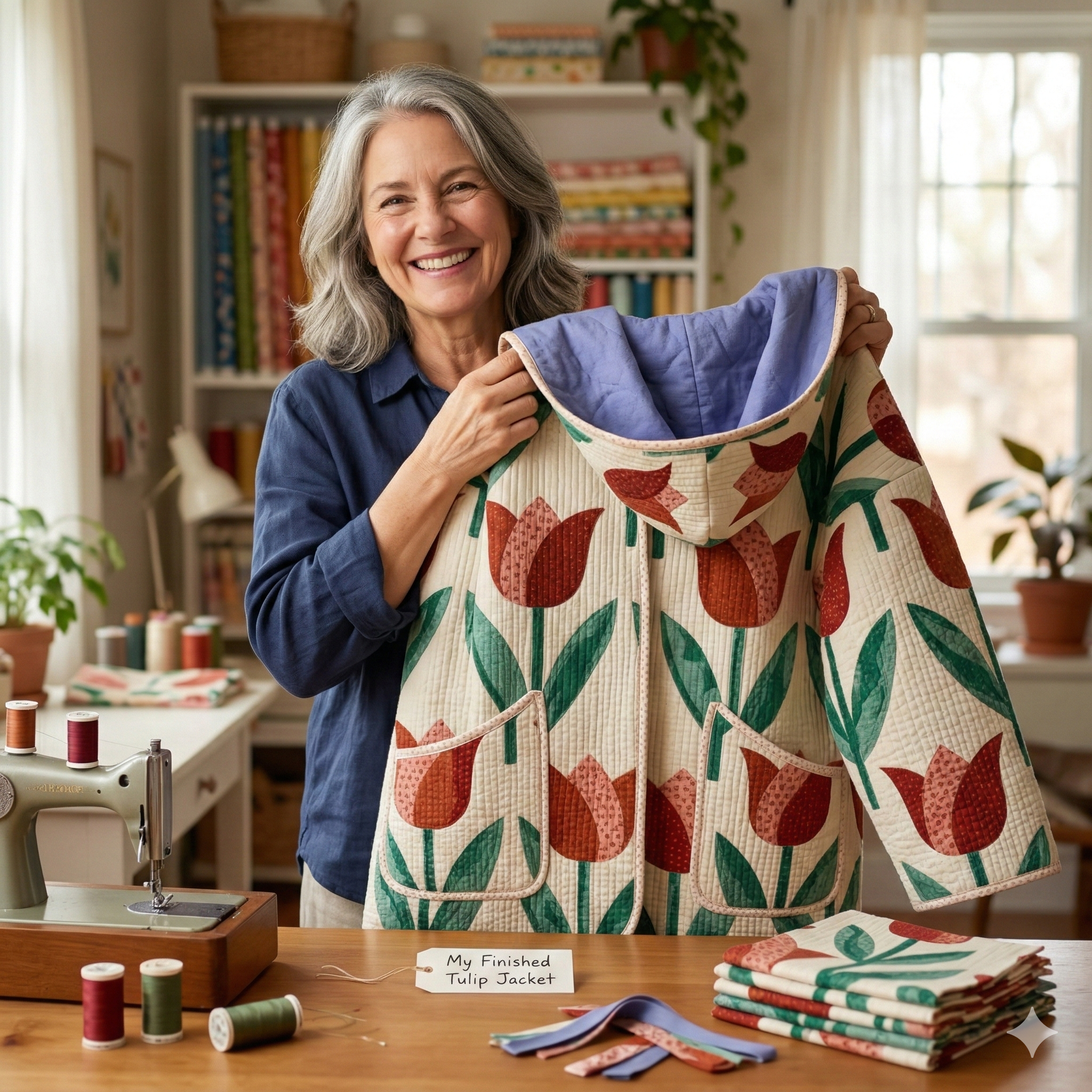 Beginner Hooded Quilted Jacket Sewing Pattern | Sizes XXS-4XL (Instant Download)