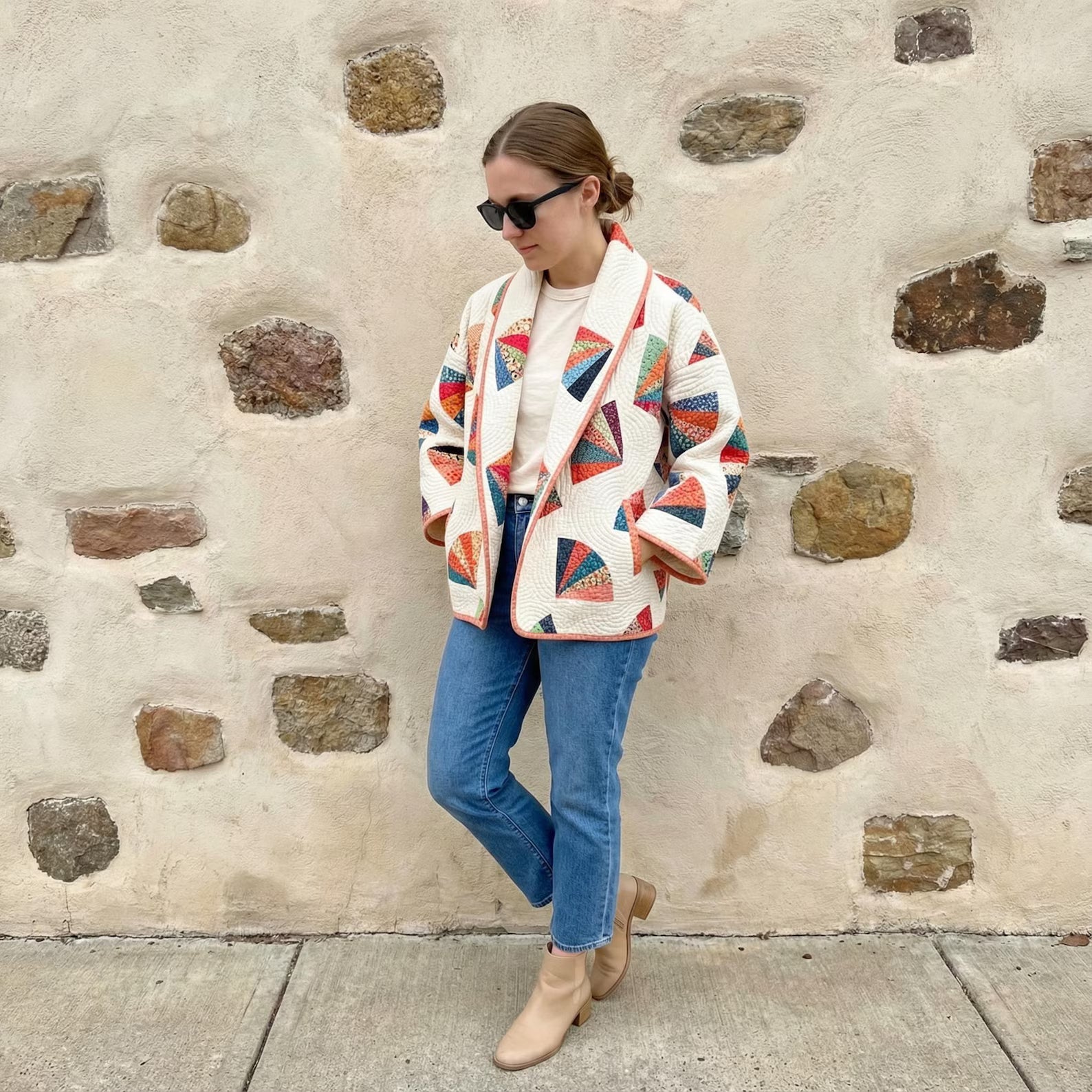 Blossom Quilt coat Sewing Pattern | beginner friendly, Sizes XXS-4XL | jacket pattern |(Instant Download)