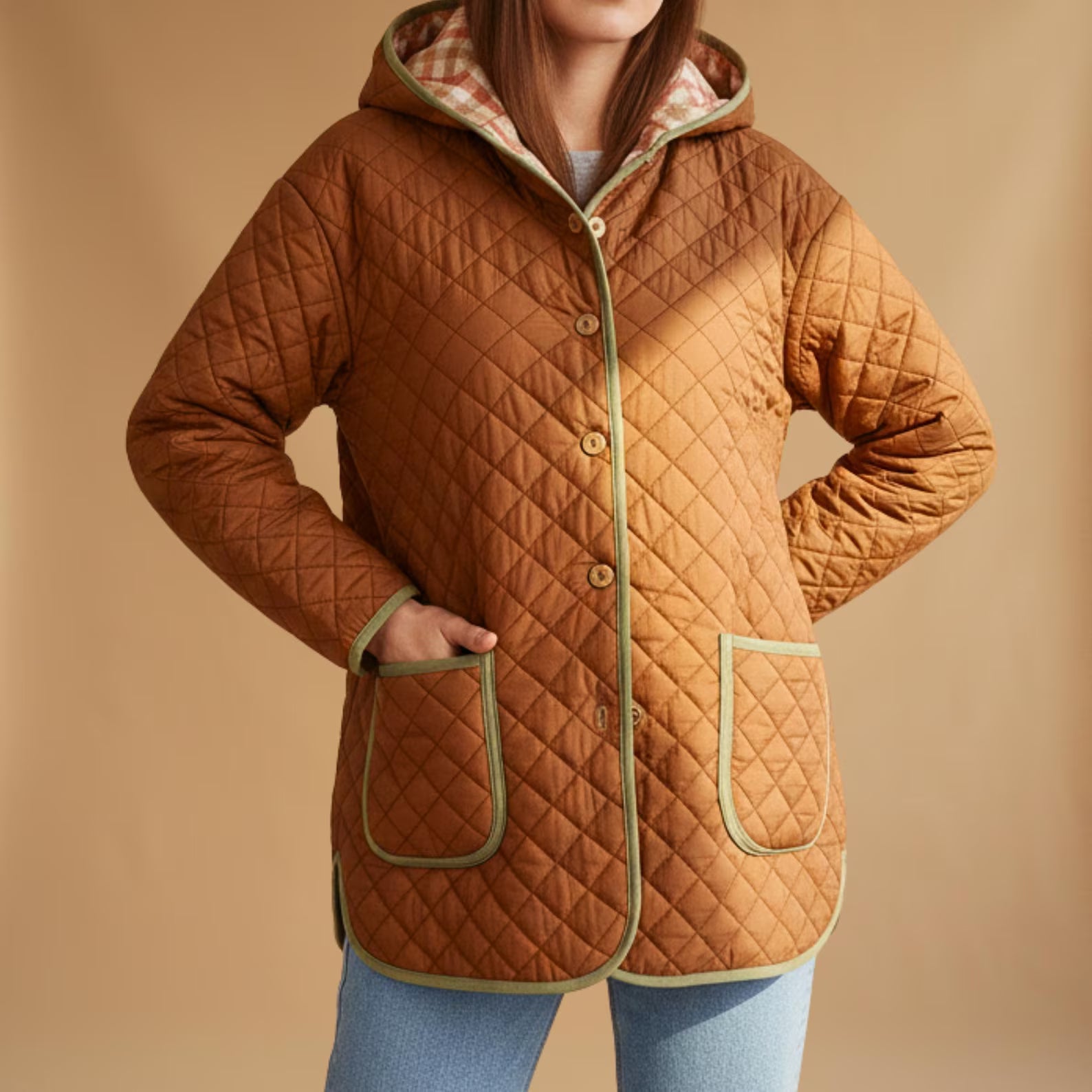 Oversize Hooded Quilted Jacket / Coat Pdf Sewing Pattern / 0/XXS/32-18/5XL/50 Sizes/A4-US Letter-A0