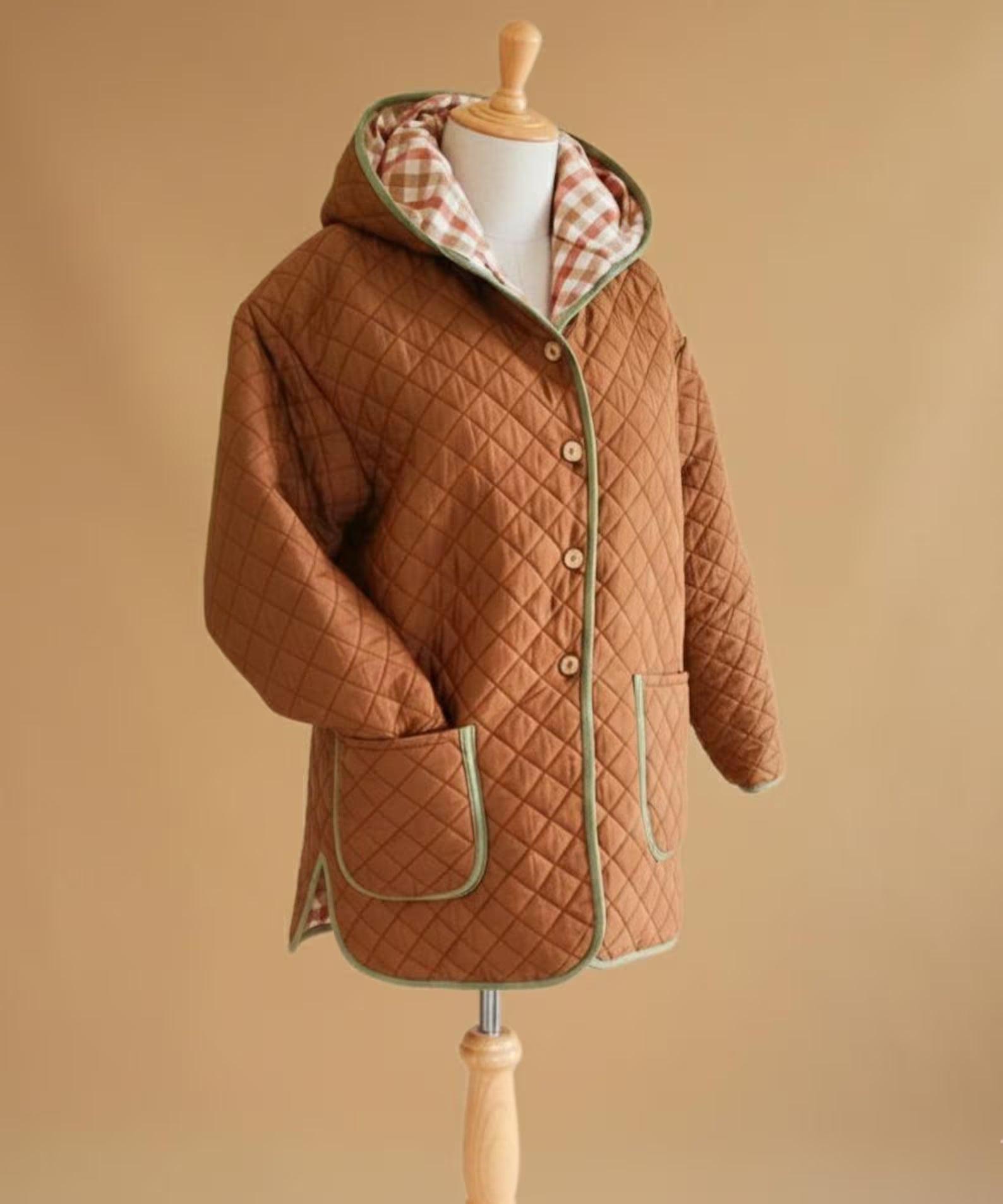Oversize Hooded Quilted Jacket / Coat Pdf Sewing Pattern / 0/XXS/32-18/5XL/50 Sizes/A4-US Letter-A0