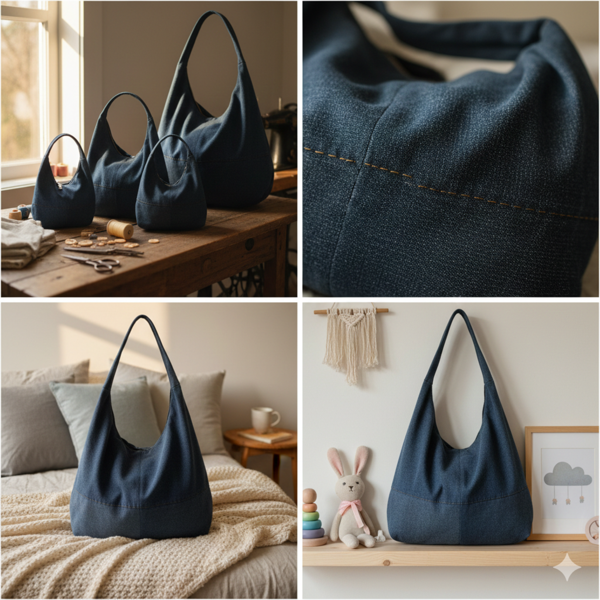 Boho bag sewing pattern