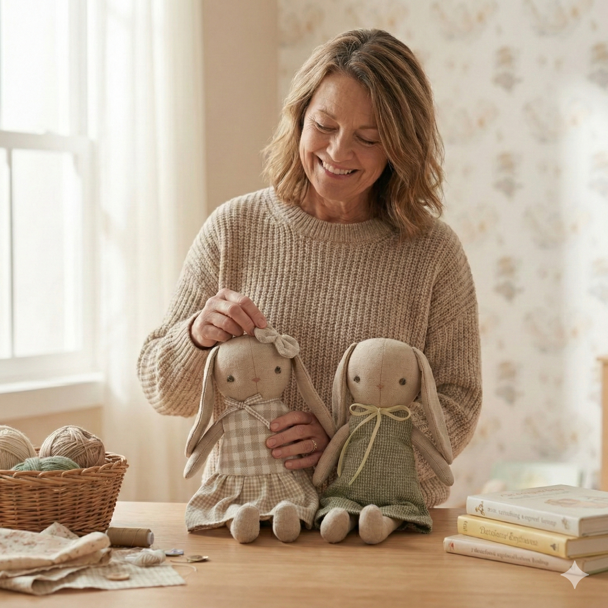 Bunny Sewing Pattern Mini Stuffed Rabbit PDF Sewing Pattern