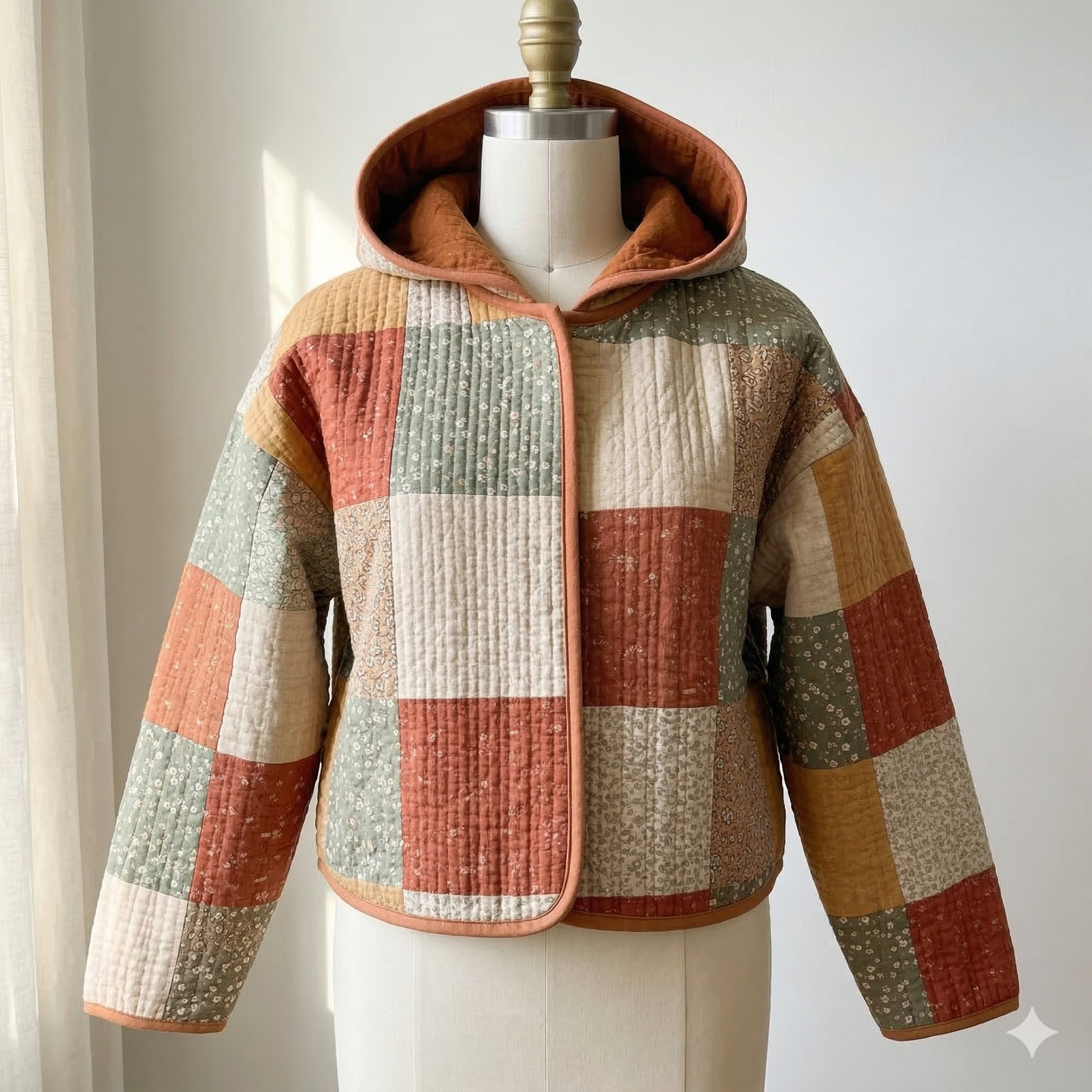 Laurel Crop Jacket Sewing Pattern | Beginner Friendly, Sizes XXS-4XL (Instant Download)