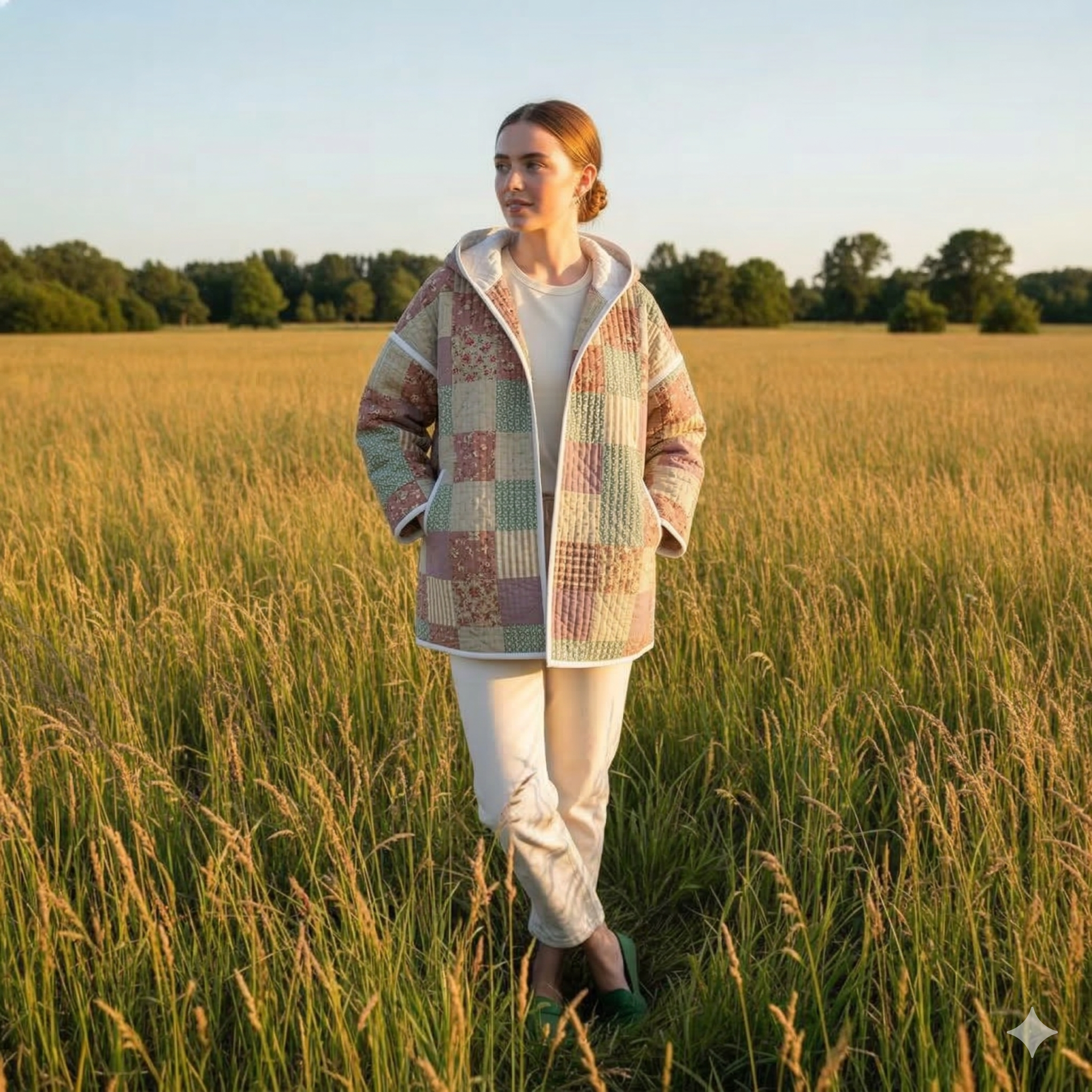 Florence Quilt Coat Sewing Pattern | Beginner Friendly | Jacket Cardigan | Long Coat | Sizes XXS-4XL | Instant Download