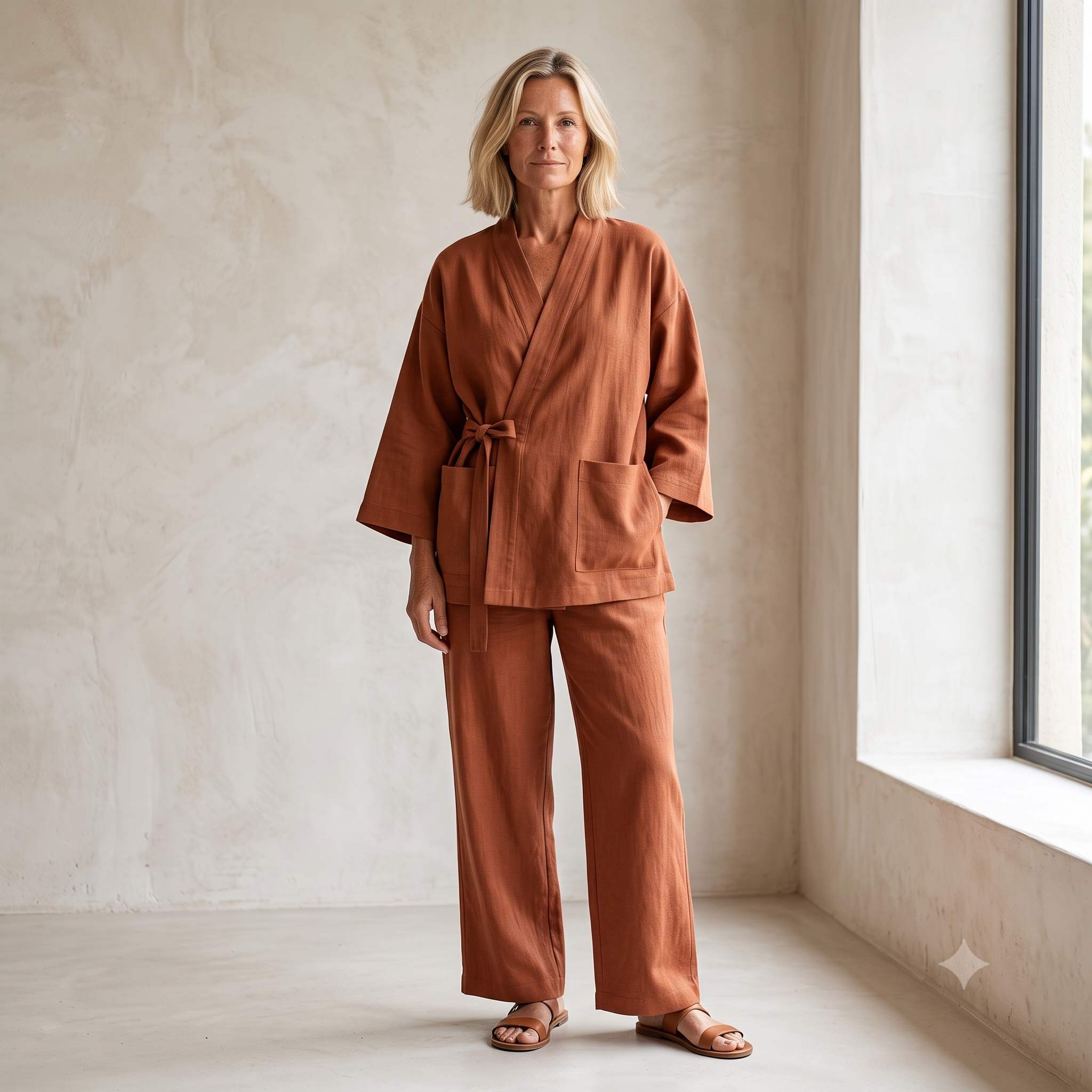 Jinbei Sewing Pattern PDF, Japanese Robe Pattern, Kimono Style Wrap Jacket, Easy Beginner Pattern, Instant Download, Women Sewing Pattern, XS–XXXL