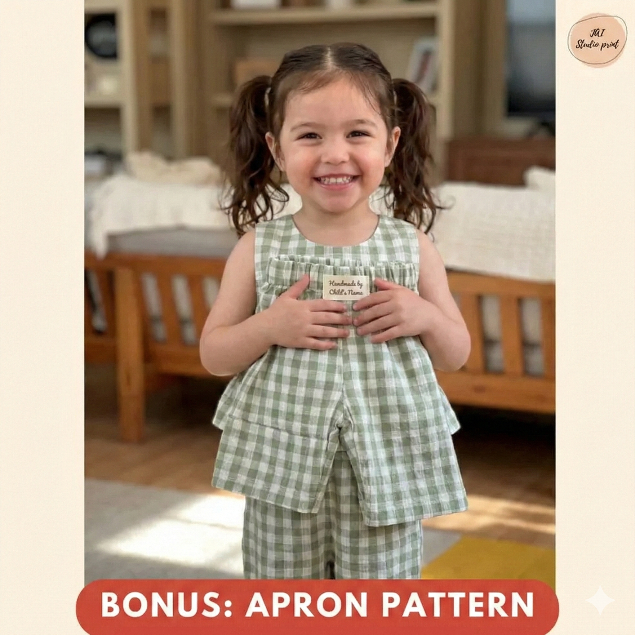 Kids Top and Pants Sewing Pattern PDF, Beginner Friendly Toddler Clothing Pattern Easy DIY Kids Outfit Pattern Top and Pants Pattern for Kid
