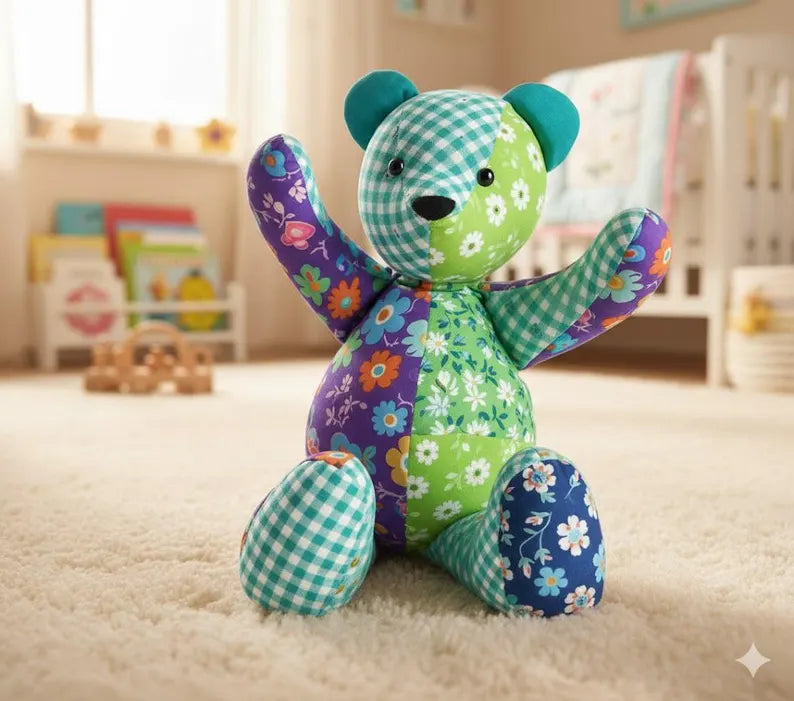 Teddy Bear Sewing Tutorial | Plush Animal Pattern | 20 Sizes PDF