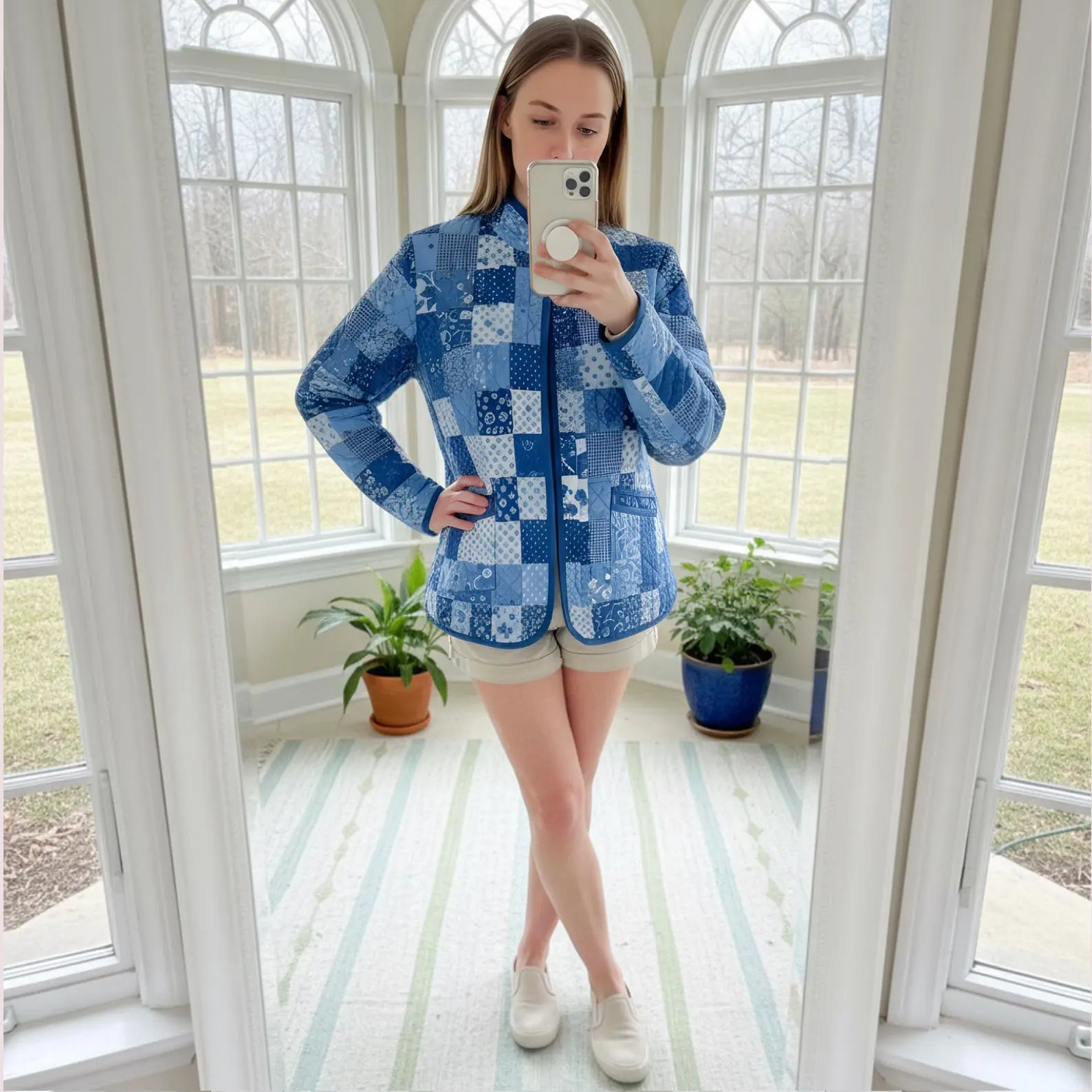 Quilted Jacket Sewing Pattern | Beginner Friendly, Sizes XXS-4XL (Instant Download)