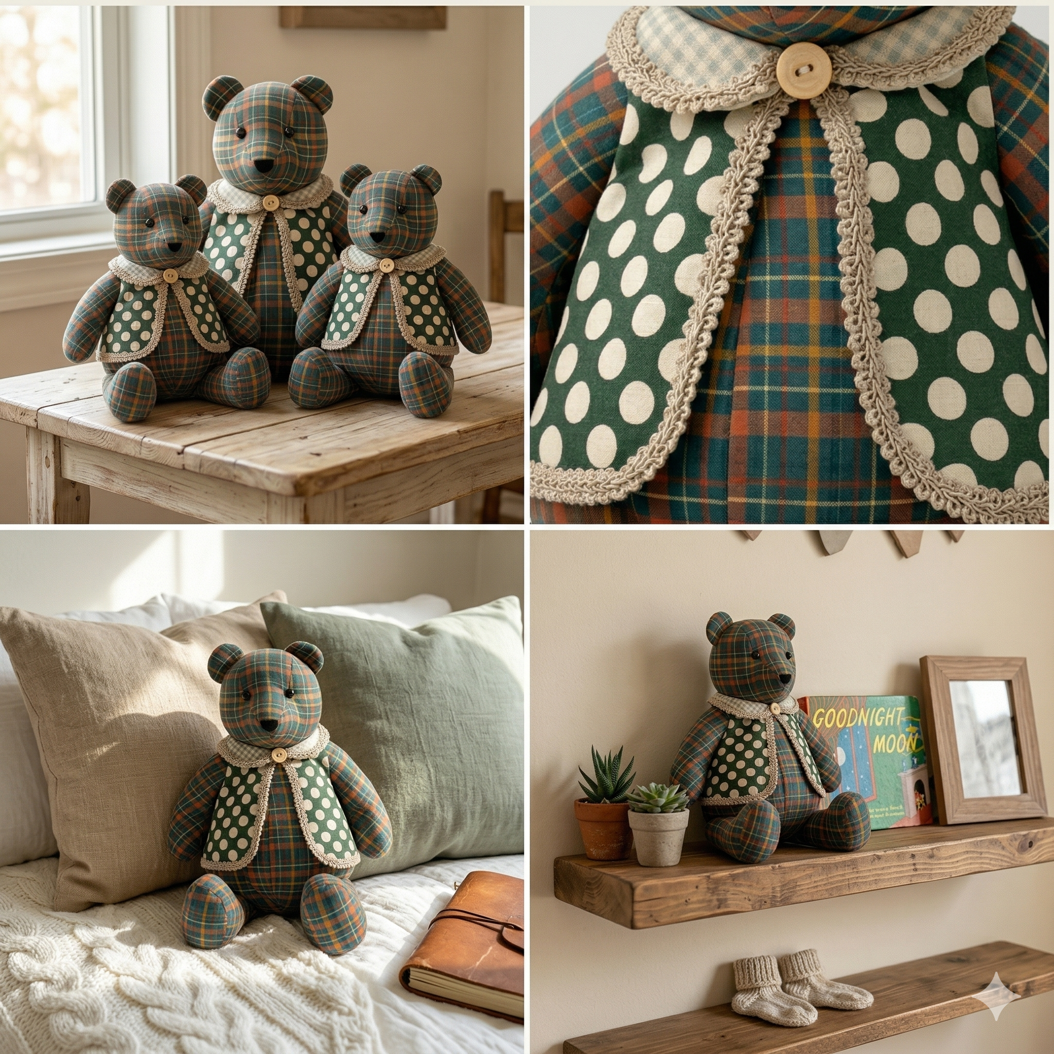Memory 18 Inch Teddy Bear Bear - Turn loved clothing into a meaningful keepsake