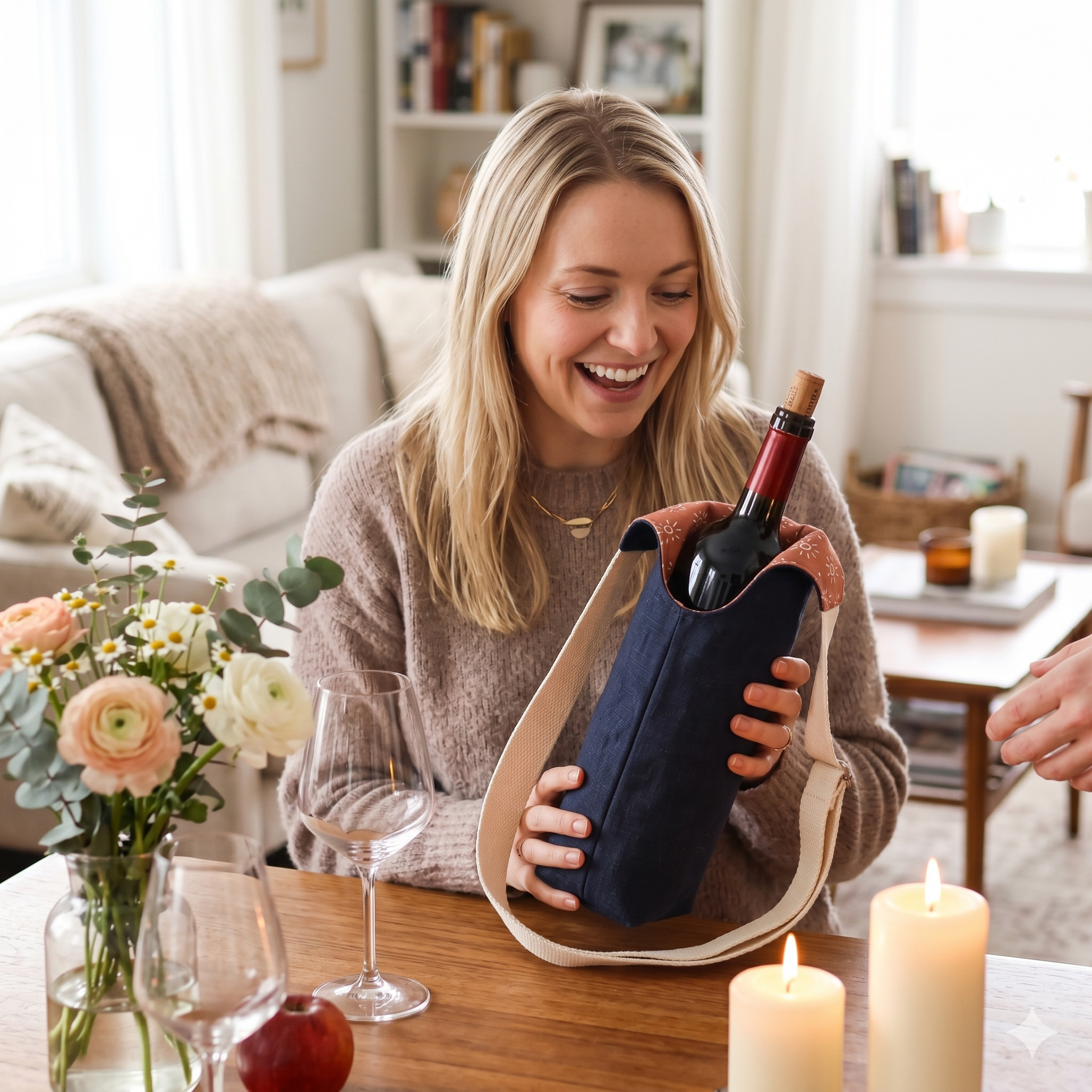 Water Bottle Bag Pattern, Wine Bag Tutorial PDF