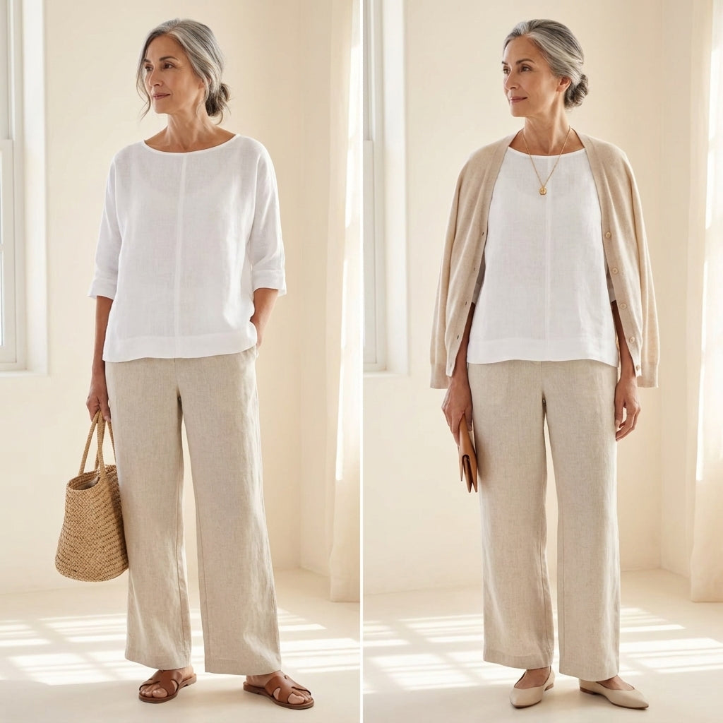 ✨ Linen Boxy Boat Neck Top – Instant Download PDF Sewing Pattern