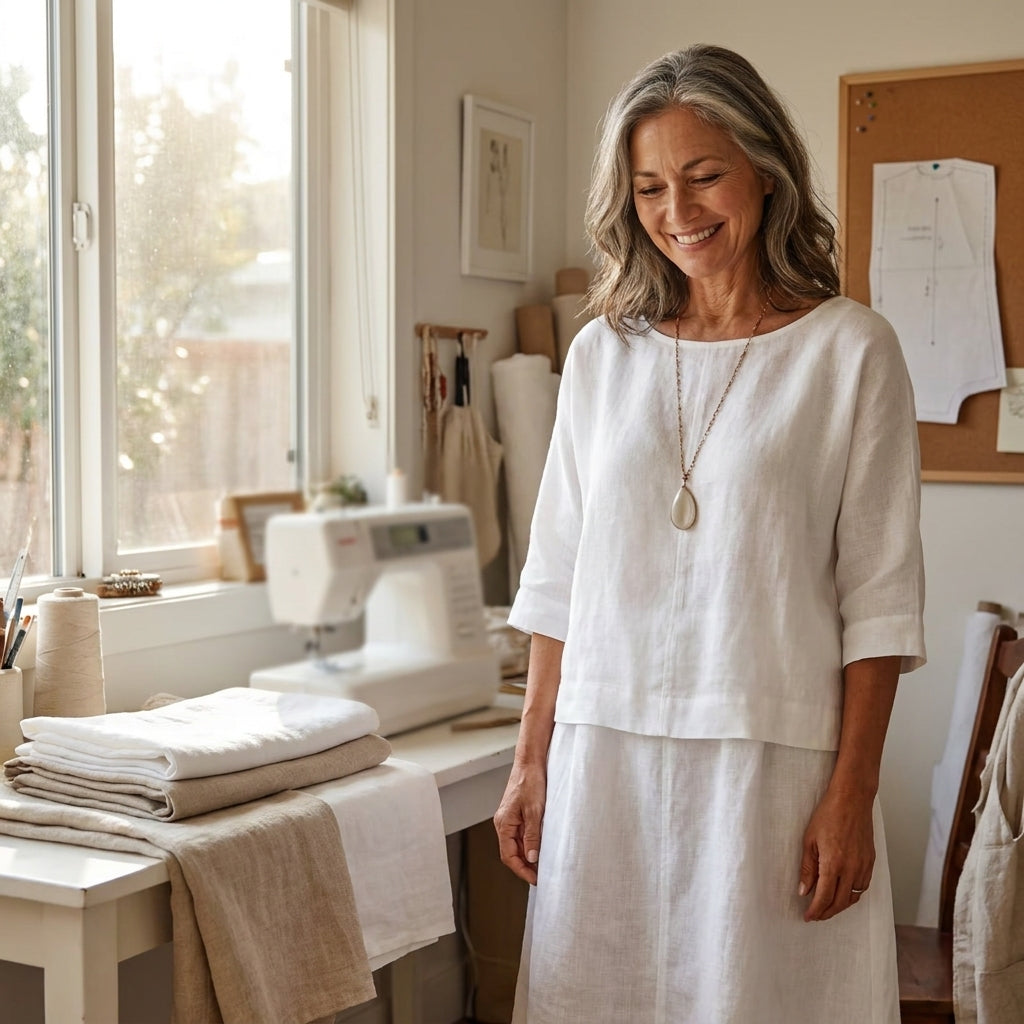✨ Linen Boxy Boat Neck Top – Instant Download PDF Sewing Pattern