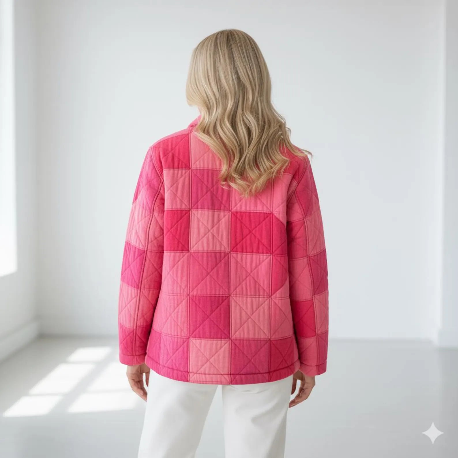 Quilted Patchwork Jacket PDF Sewing Pattern – Women’s Coat Pattern – Instant Download