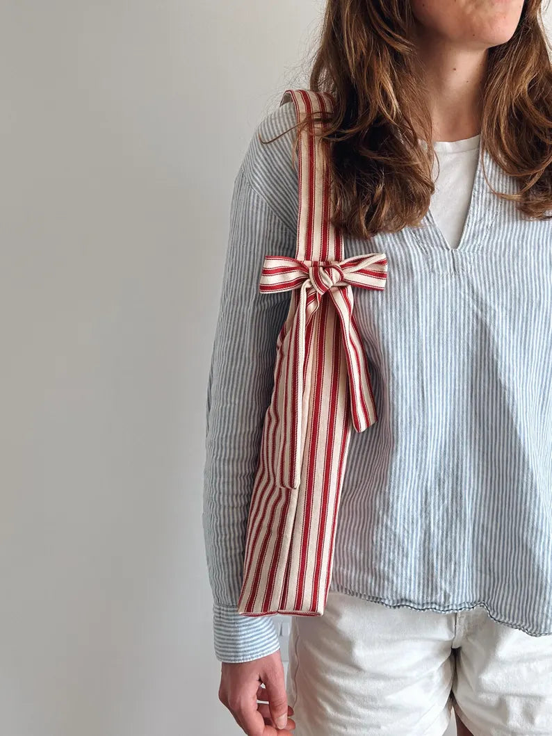 Slouchy Bow Bag Sewing Pattern: Beginner Friendly