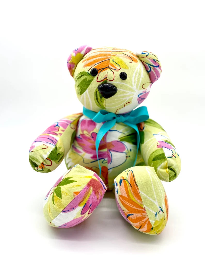 EASY! Chipper Memory Bear Sewing Pattern: 18-inch bear with video tutorial (PDF download)