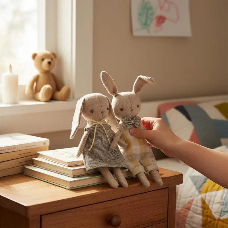 Bunny Sewing Pattern Mini Stuffed Rabbit PDF Sewing Pattern