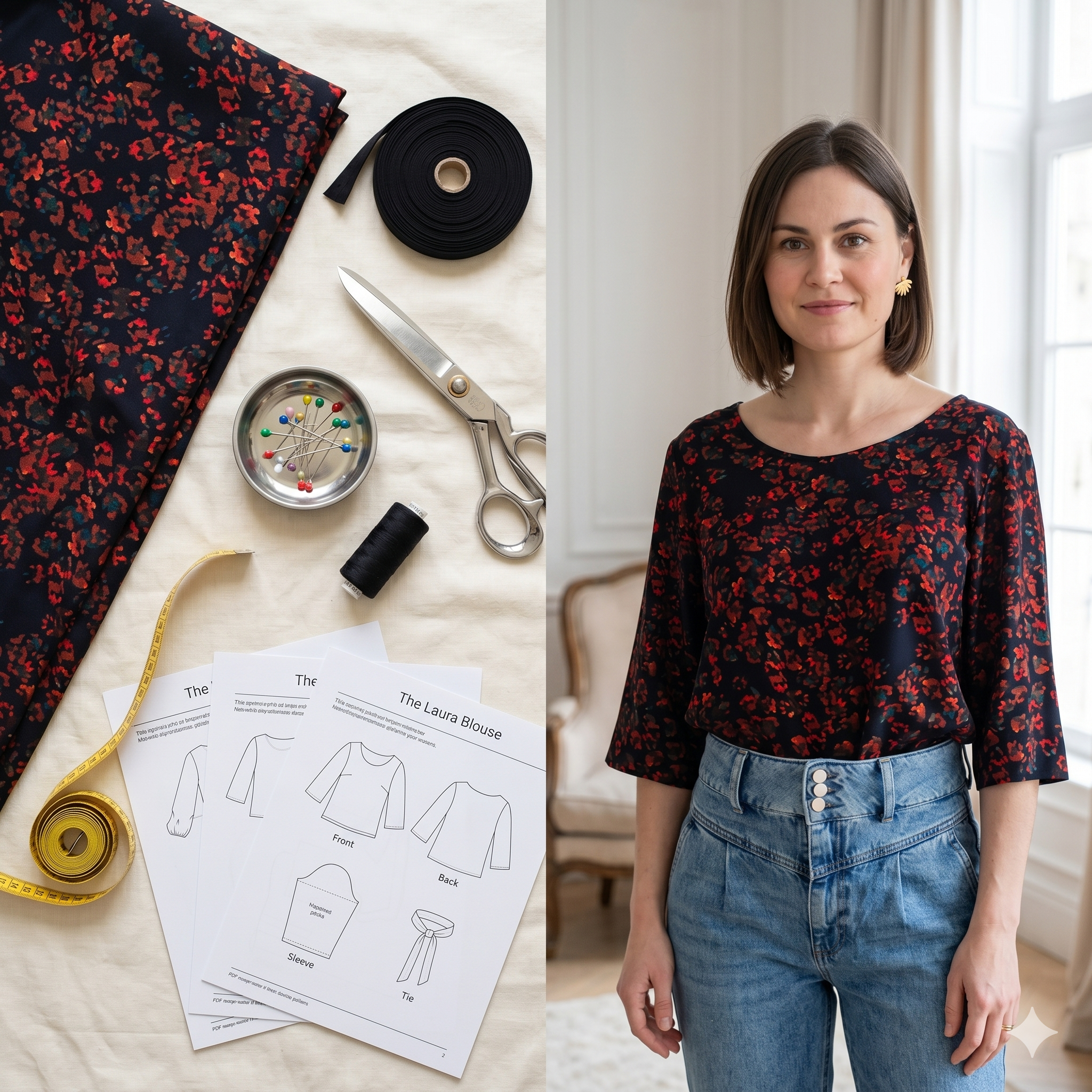 π Laura Blouse β PDF Sewing Pattern