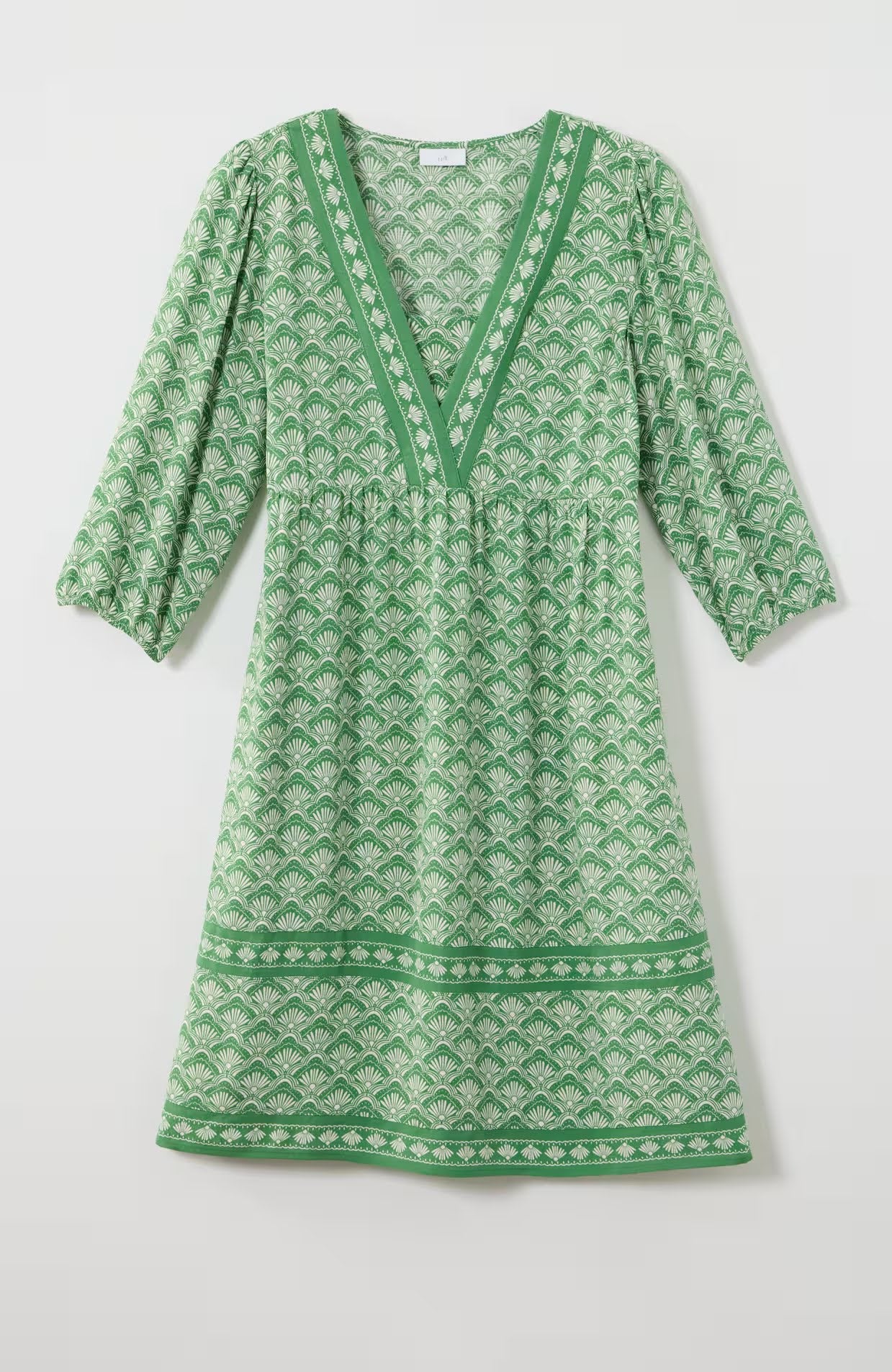 Border Print Empire Waist Dress &Tunic  – Instant Download PDF Sewing Pattern