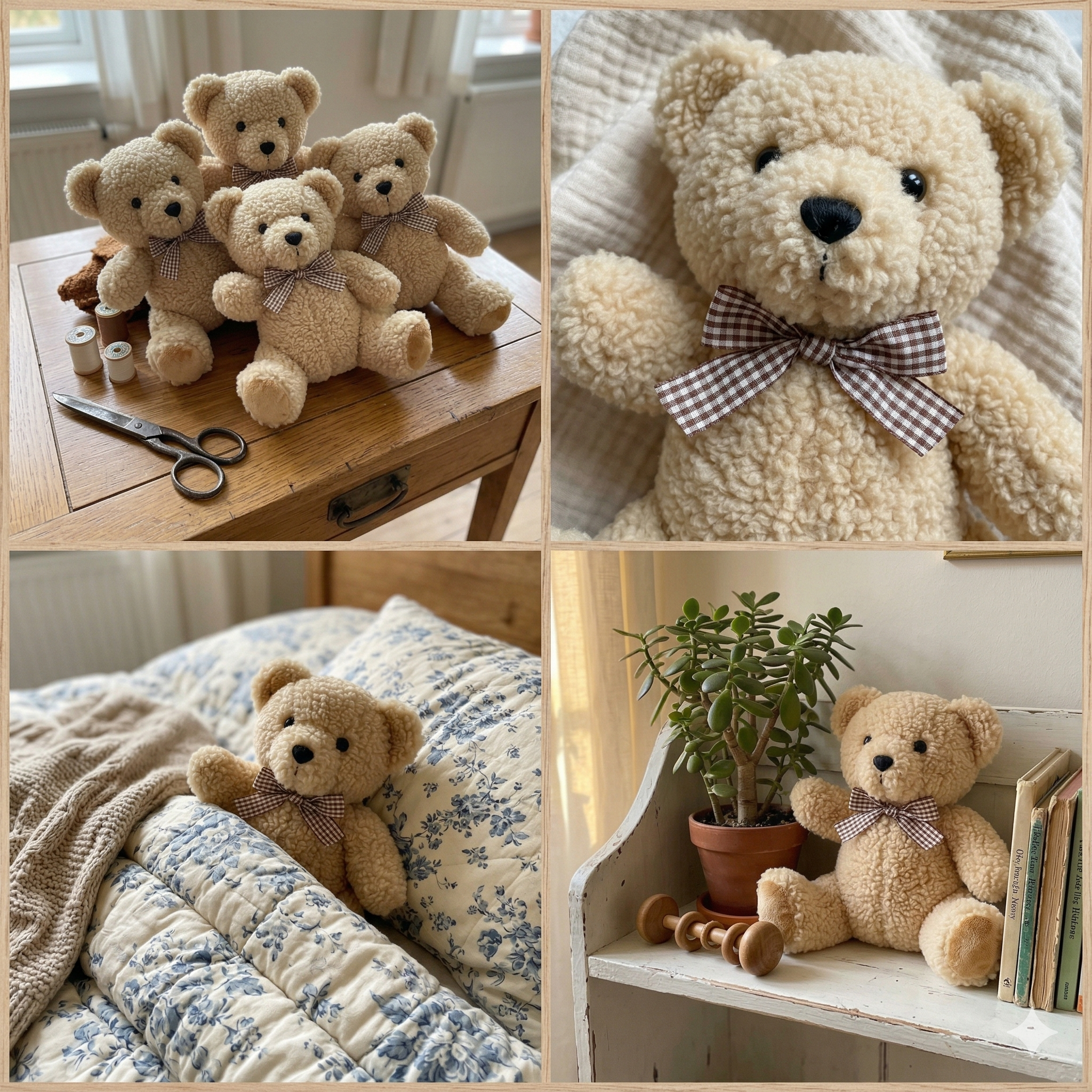 Adorable DIY teddy bear Sewing pattern