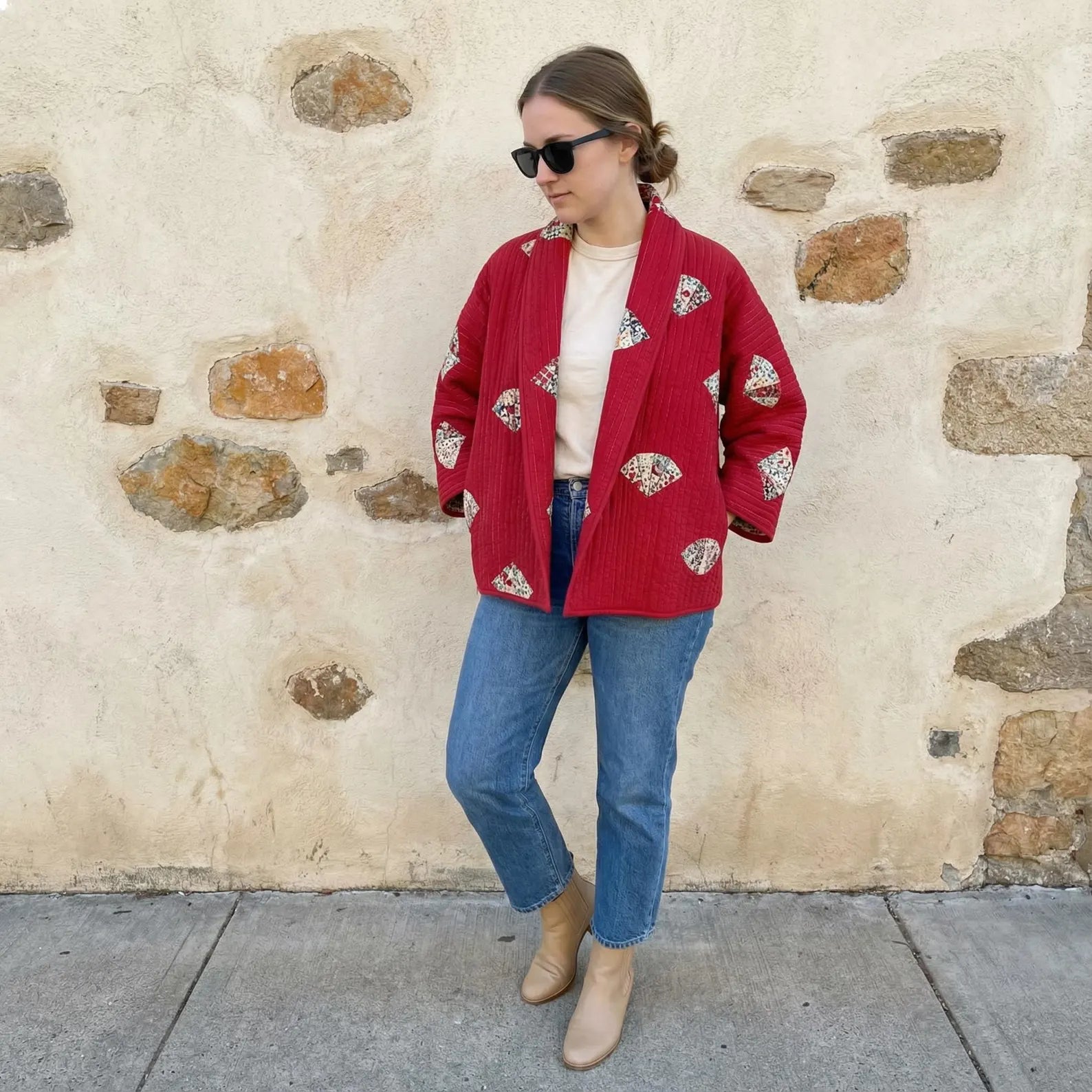Blossom Quilt coat Sewing Pattern | beginner friendly, Sizes XXS-4XL | jacket pattern |(Instant Download)