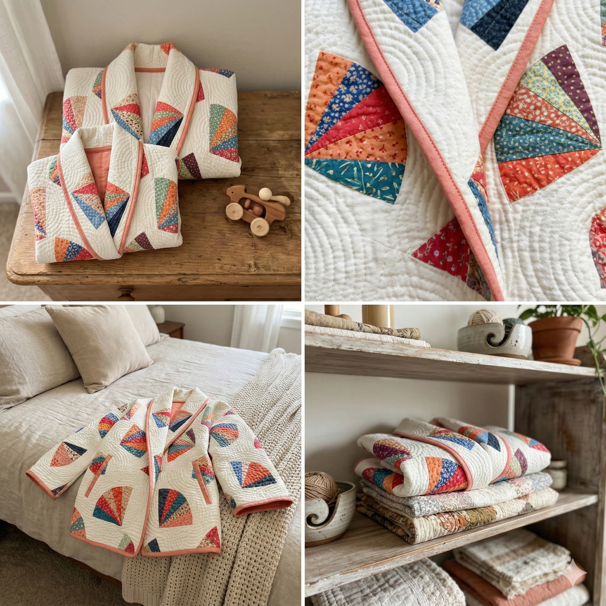 Blossom Quilt coat Sewing Pattern | beginner friendly, Sizes XXS-4XL | jacket pattern |(Instant Download)