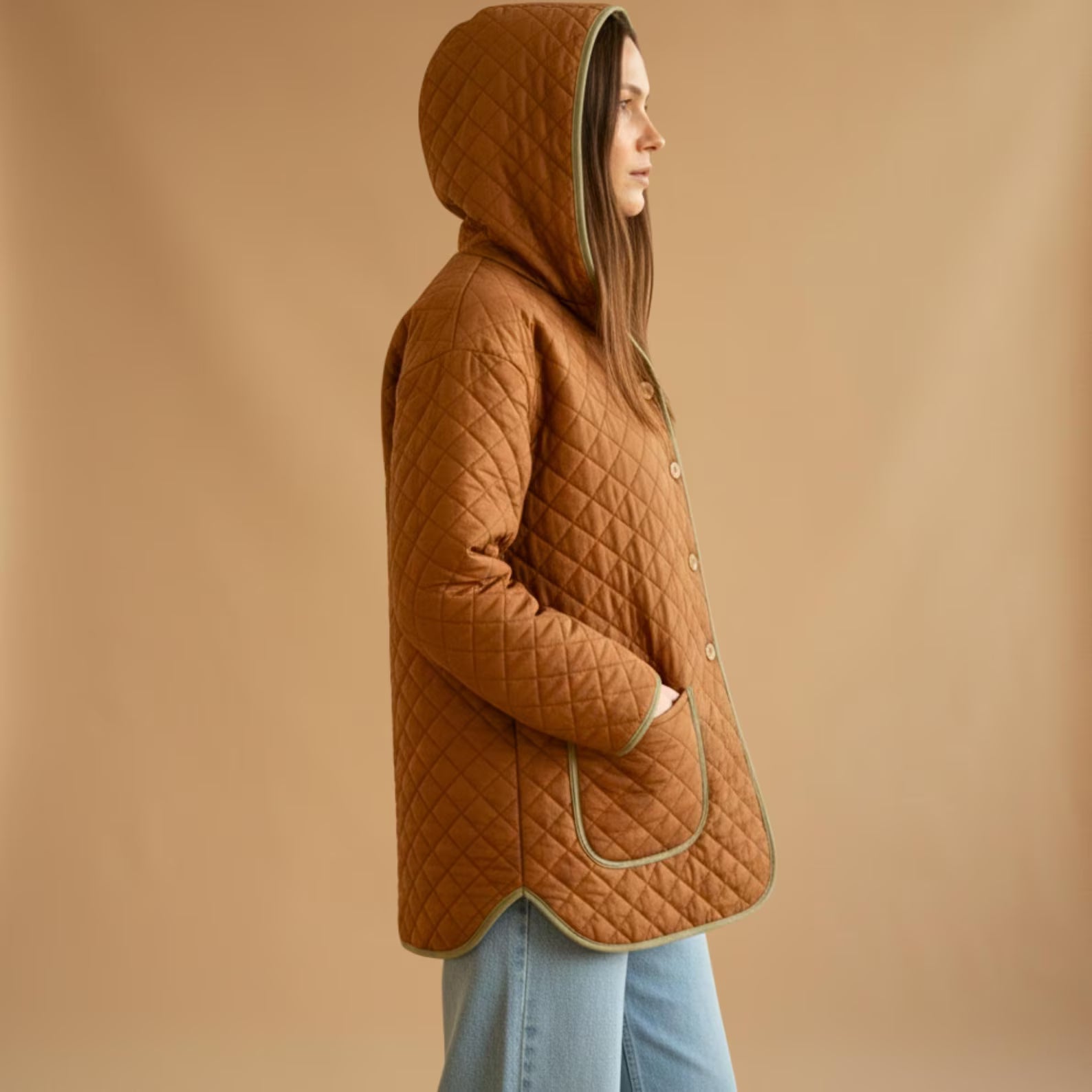 Oversize Hooded Quilted Jacket / Coat Pdf Sewing Pattern / 0/XXS/32-18/5XL/50 Sizes/A4-US Letter-A0
