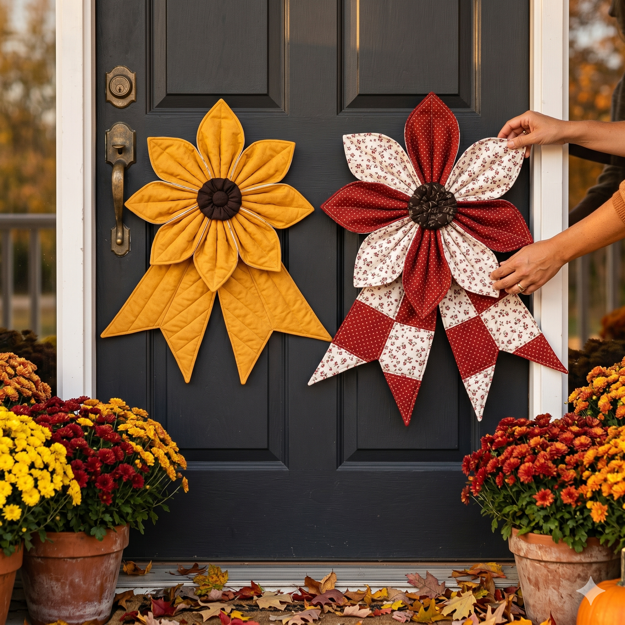 DIY Giant Quilted Flower Bow pdf Sewing Patterns Bundle (Digital Download)