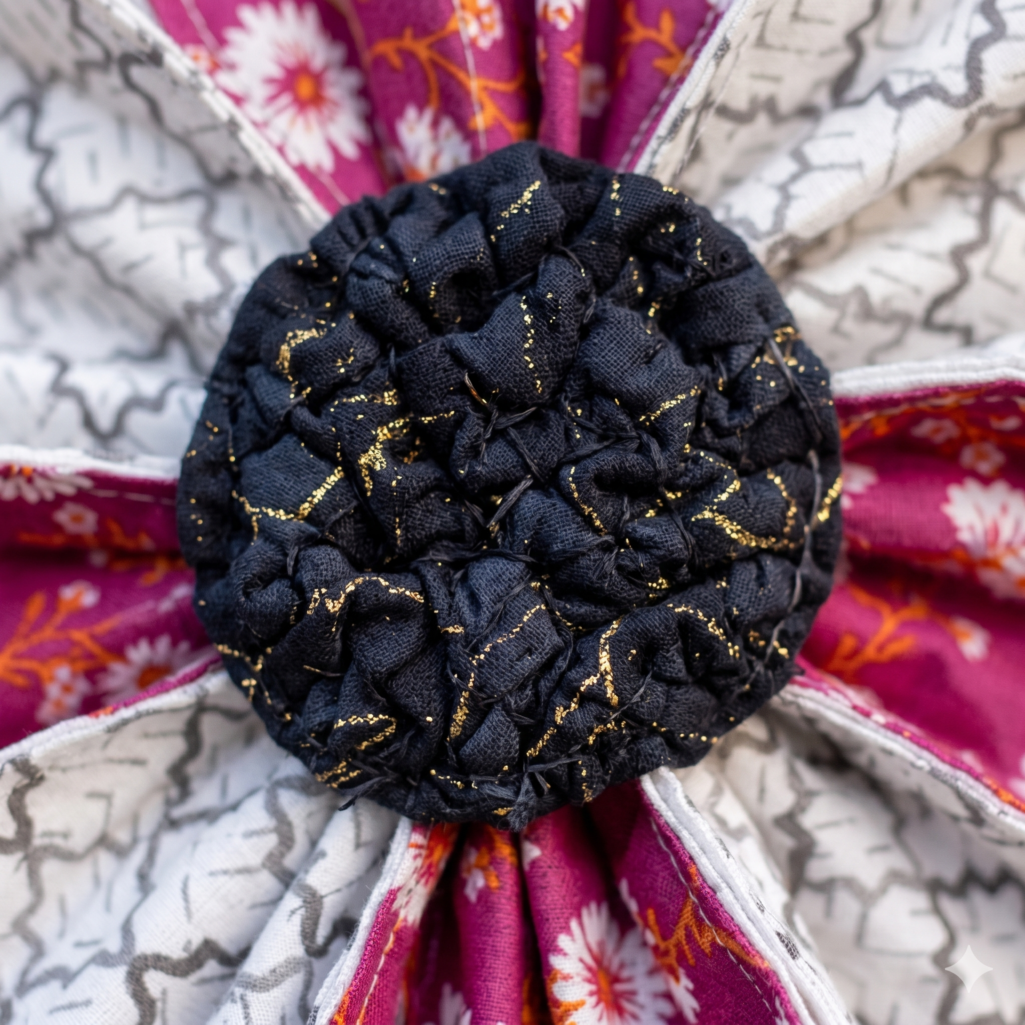 DIY Big Quilted Fabric Flower Bow Pattern, Large Patchwork Bow Sewing PDF, Front door Handmade Giant Fabric Bow Pattern Decoration