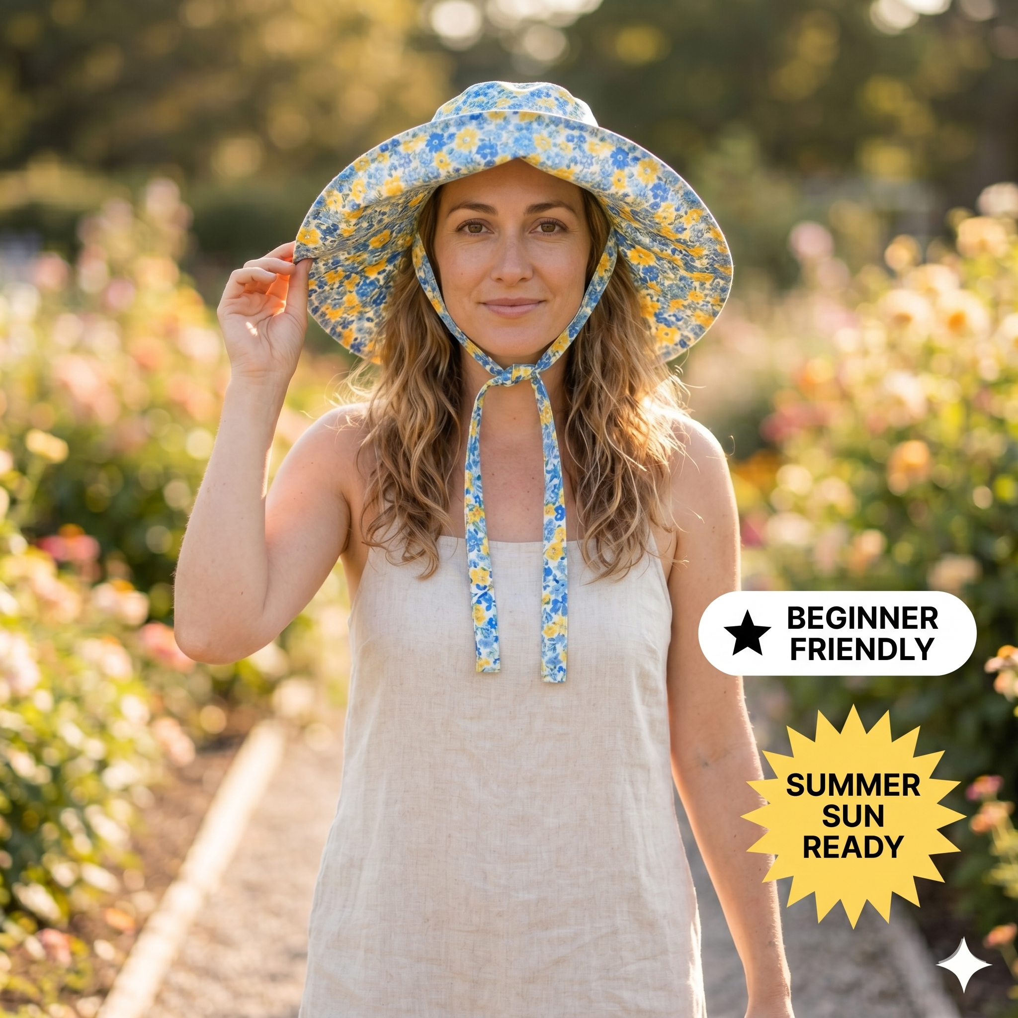 ✨ Eija Reversible Bucket Hat – Instant Download PDF Sewing Pattern