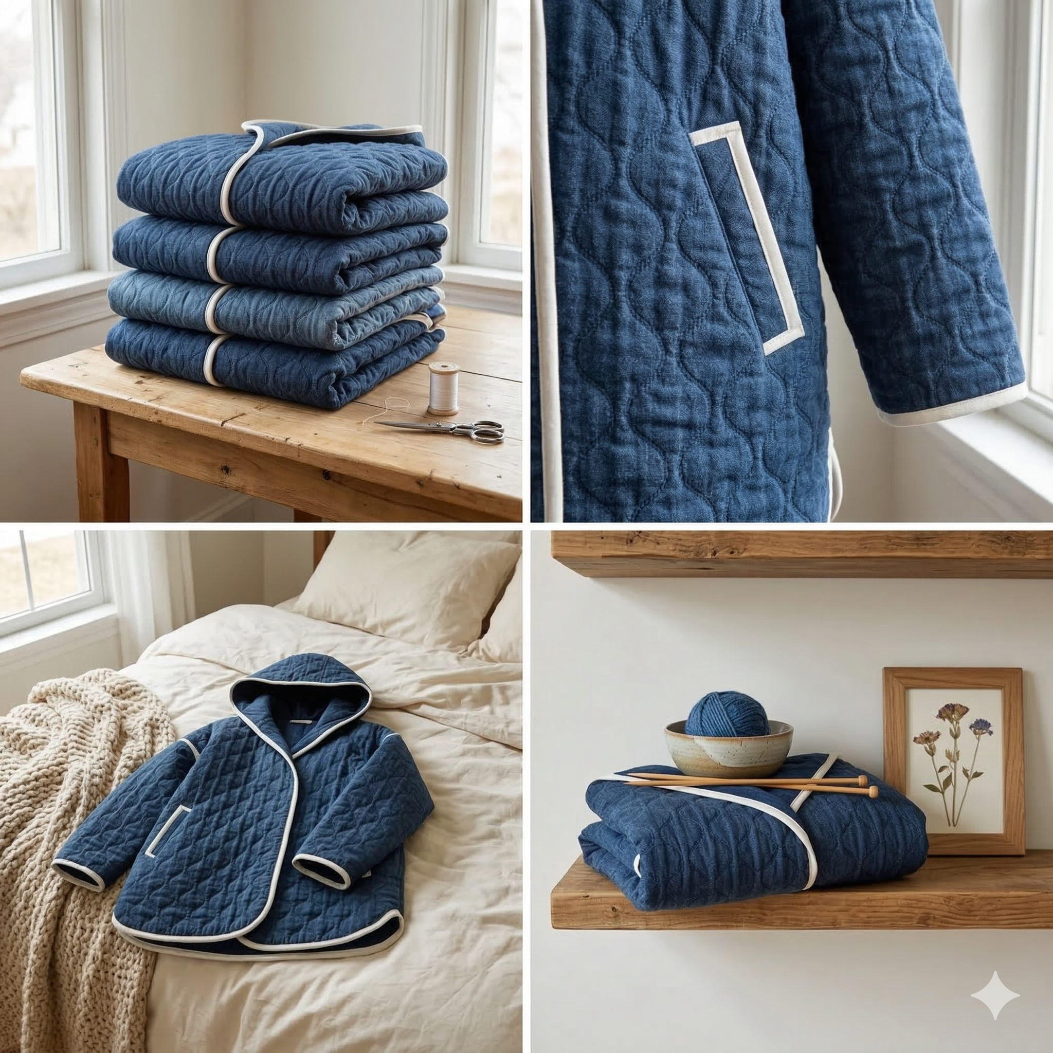 Florence Quilt Coat Beginner Sewing Pattern | Sizes XXS-4XL | Jacket Cardigan | Long Coat | INSTANT DOWNLOAD