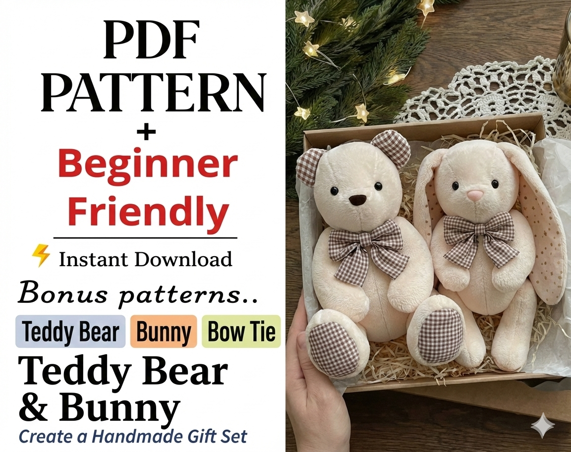 Memory Bear Pattern & Step-by-Step Sewing Tutorial pdf