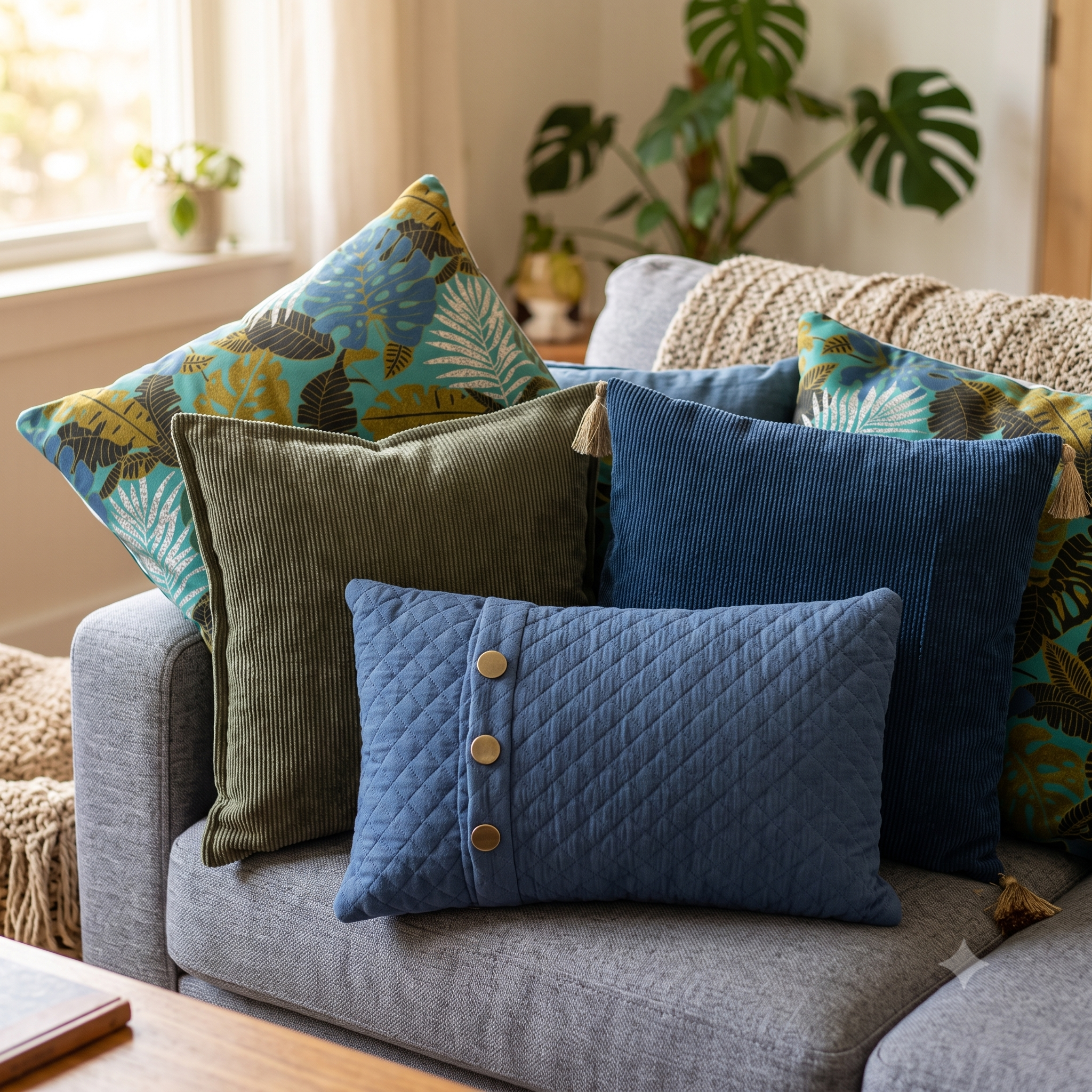 CALCUTTA Cushion Cover Sewing Pattern PDF, Made to Measure Pillow Covers, Custom Size Cushion Cover, Beginner Friendly, Instant Download