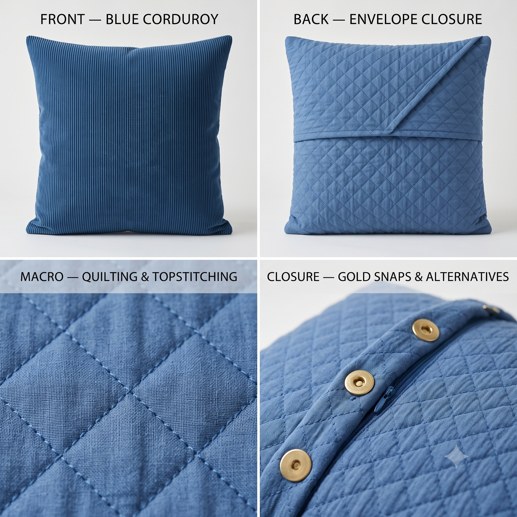 CALCUTTA Cushion Cover Sewing Pattern PDF, Made to Measure Pillow Covers, Custom Size Cushion Cover, Beginner Friendly, Instant Download