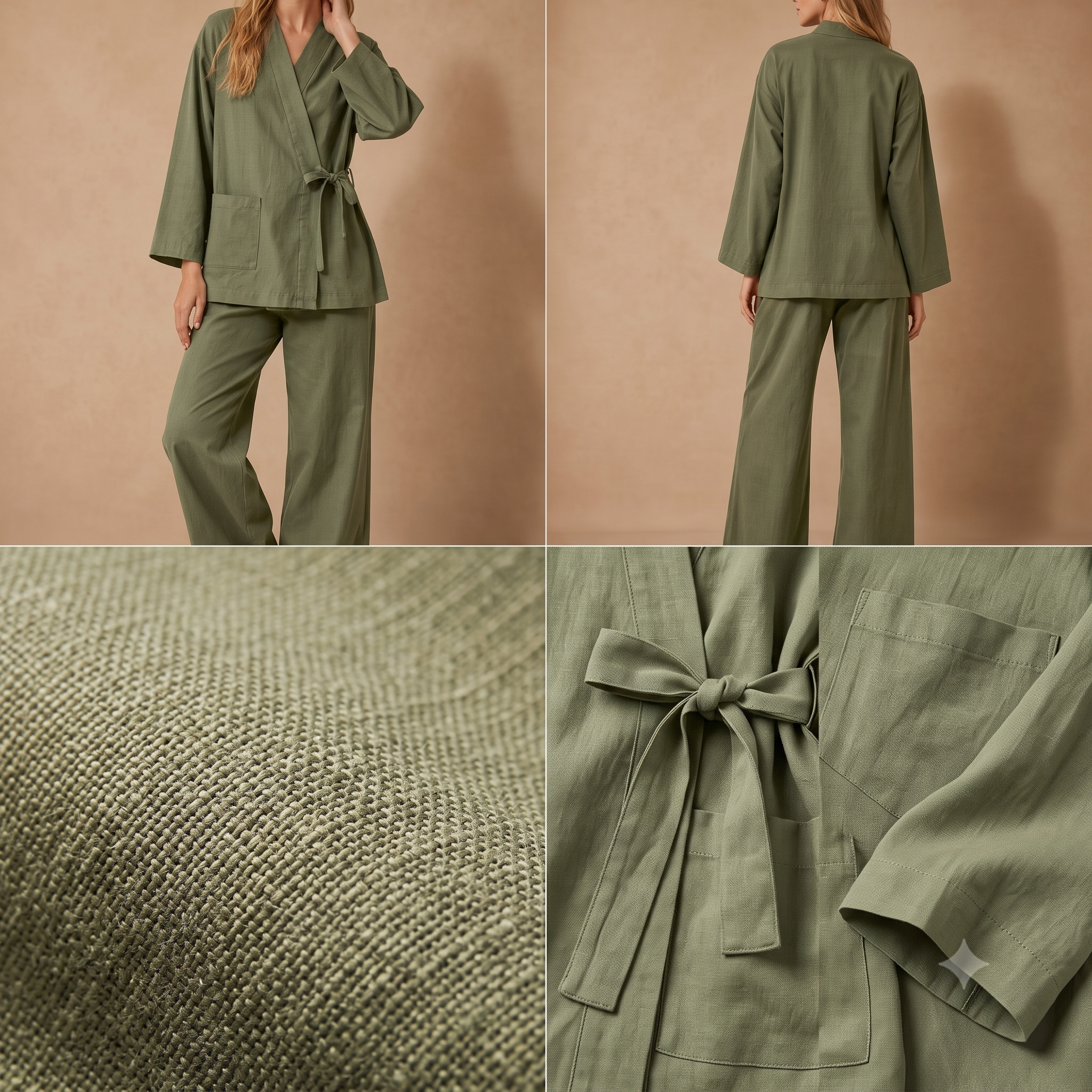 Jinbei Sewing Pattern PDF, Japanese Robe Pattern, Kimono Style Wrap Jacket, Easy Beginner Pattern, Instant Download, Women Sewing Pattern, XS–XXXL