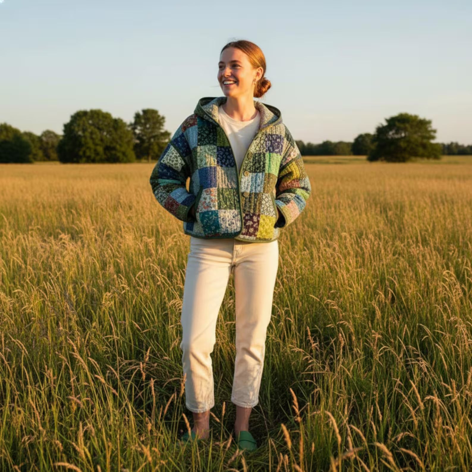 Laurel Crop Jacket Sewing Pattern | Beginner Friendly, Sizes XXS-4XL (Instant Download)