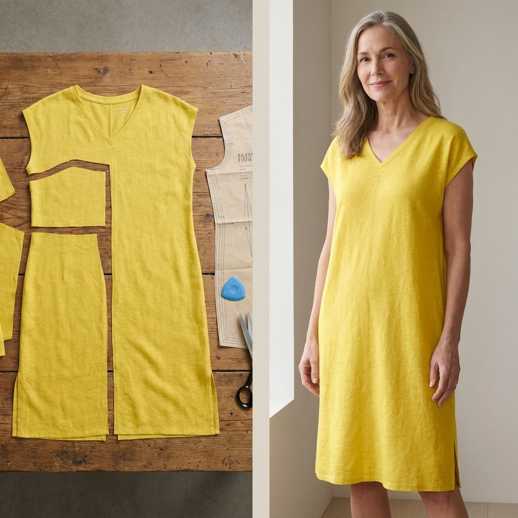 ✨ Linen Jersey V-Neck Cap Sleeve Top – Instant Download PDF Sewing Pattern