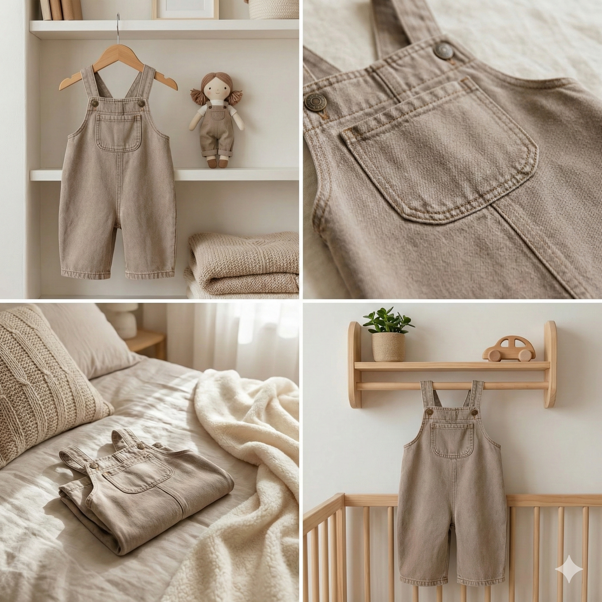 Overalls Sewing Pattern For Kids - Jumpsuit Pattern For Girls Dungarees Pattern, Romper  For Children 6M - 10Y