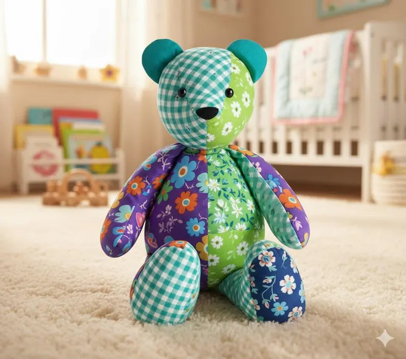 Teddy Bear Sewing Tutorial | Plush Animal Pattern | 20 Sizes PDF