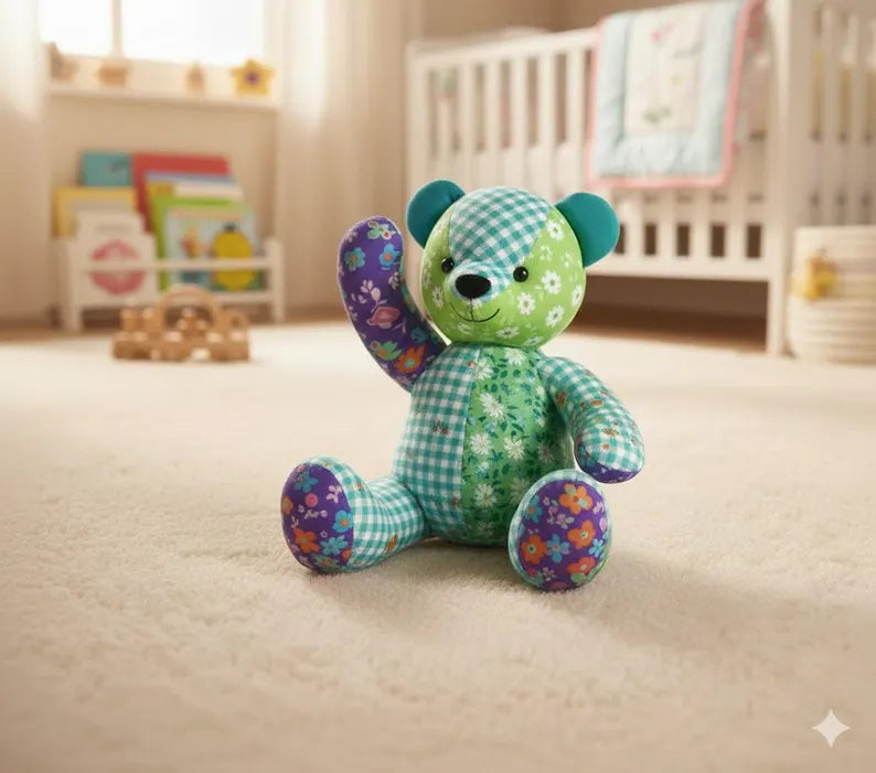 Teddy Bear Sewing Tutorial | Plush Animal Pattern | 20 Sizes PDF
