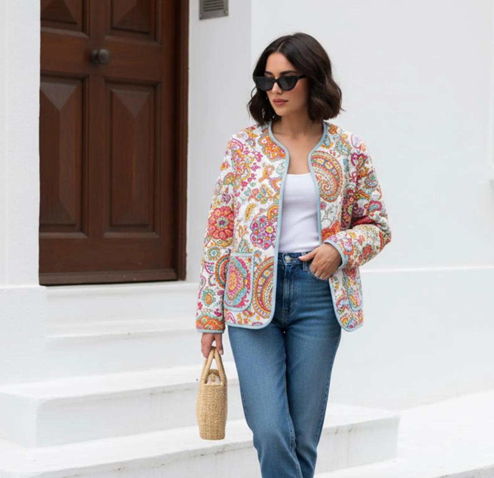 Rosa Quilted Jacket Sewing Pattern | Beginner Friendly, Sizes XXS-4XL (Instant Download)