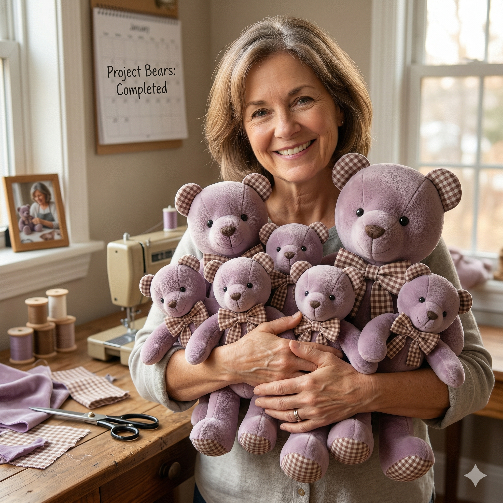 Memory Bear  beautiful  Pattern & Step-by-Step Sewing Tutorial pdf