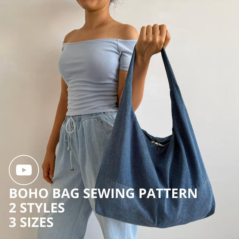 Boho bag sewing pattern