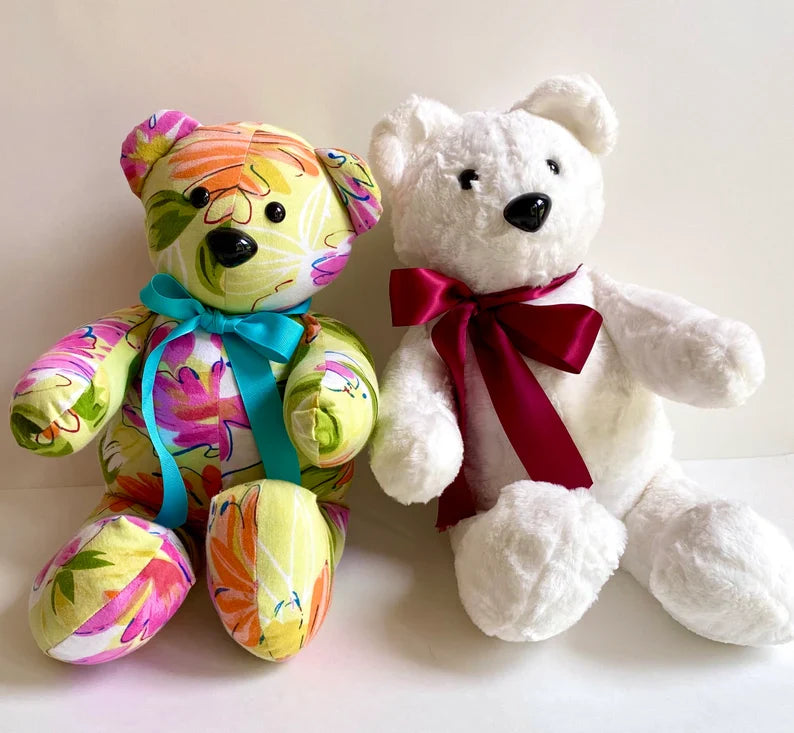EASY! Chipper Memory Bear Sewing Pattern: 18-inch bear (PDF download)