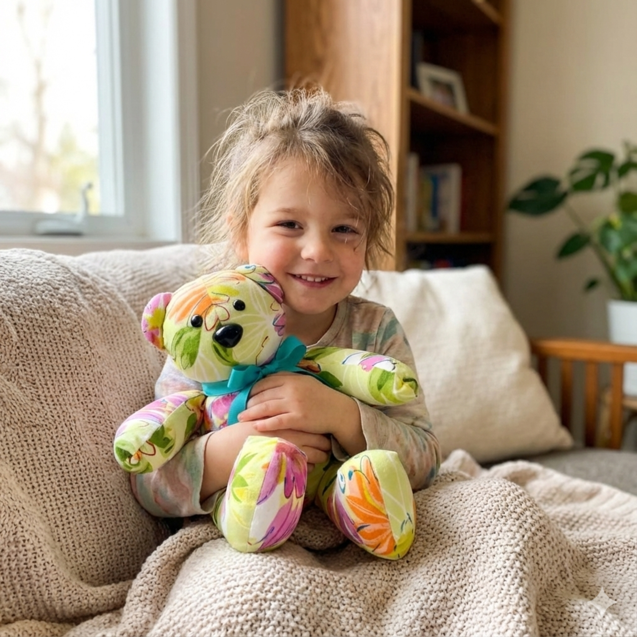EASY! Chipper Memory Bear Sewing Pattern: 18-inch bear (PDF download)