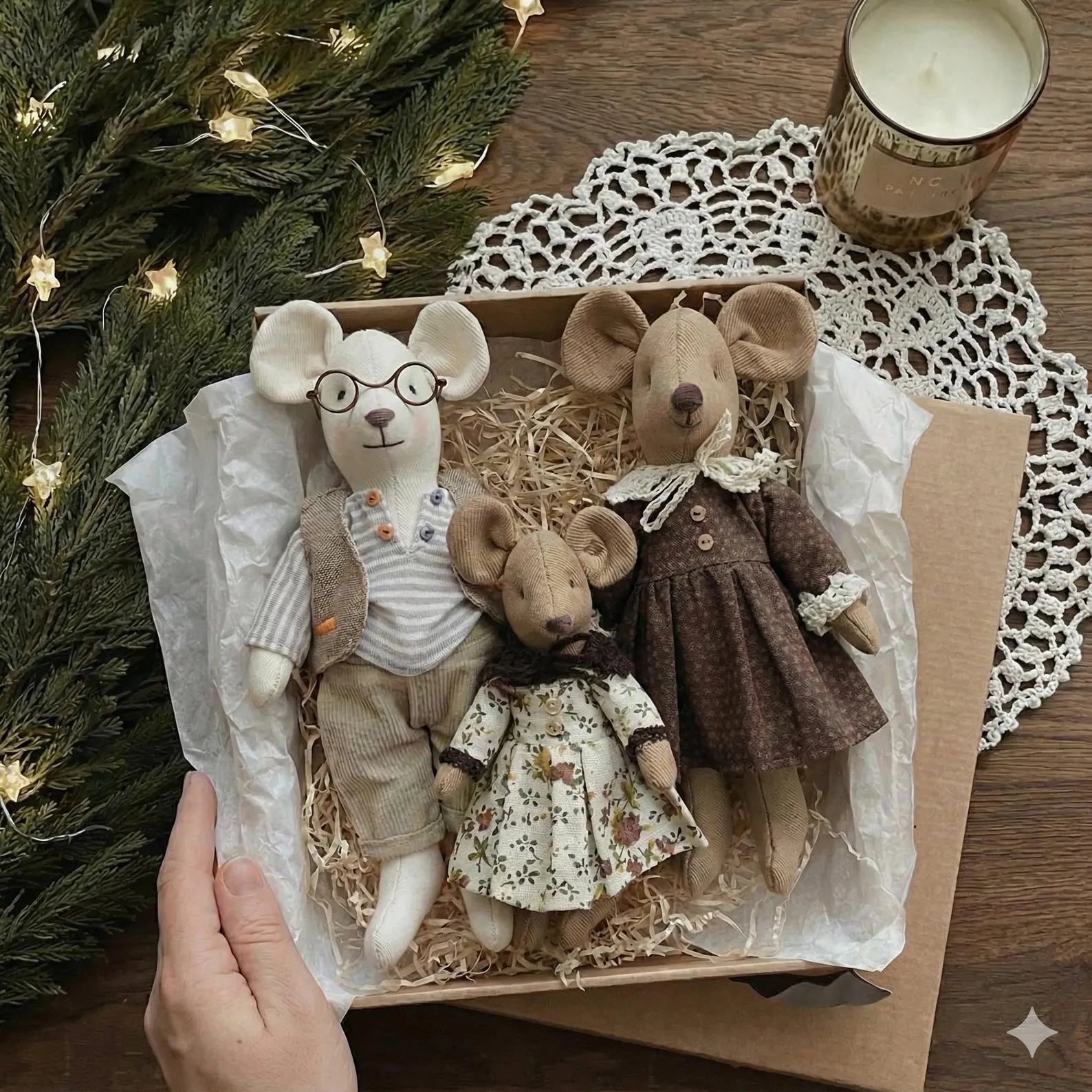 Mouse Family Sewing Pattern Set PDF