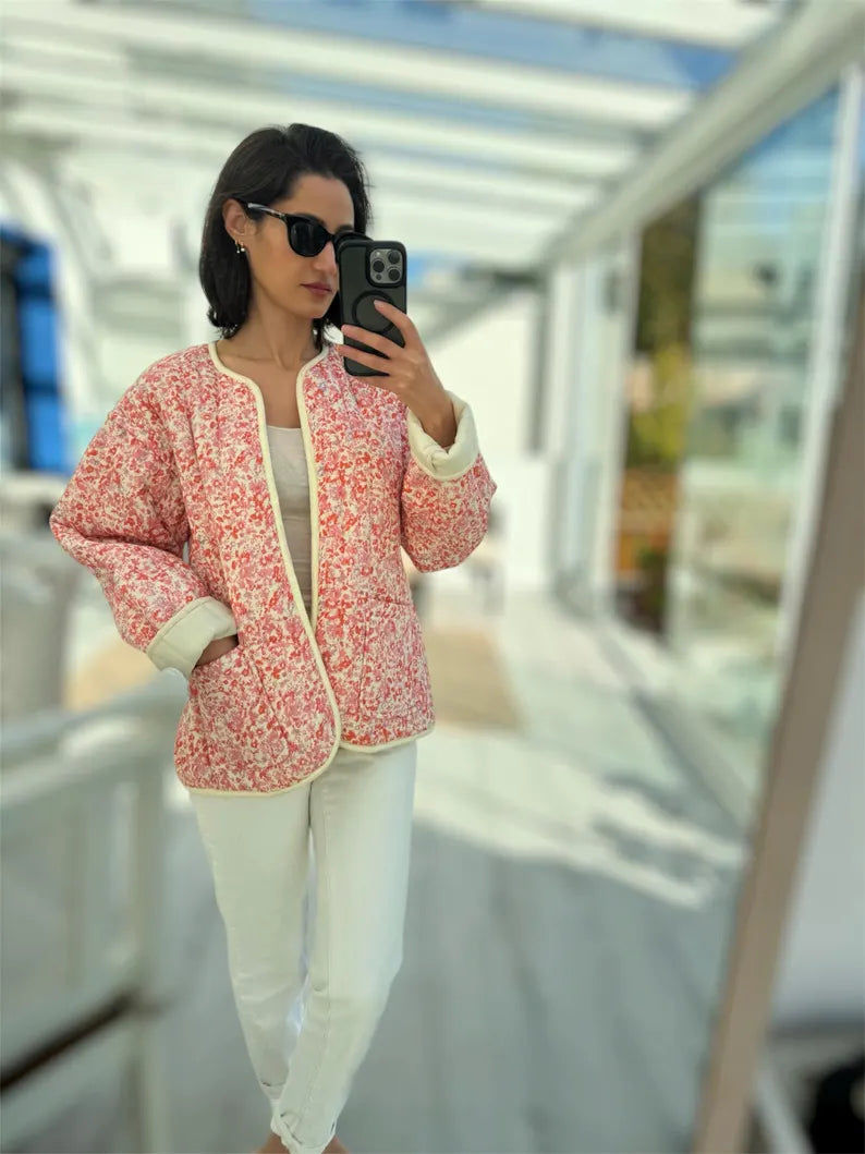 Quilted Jacket Beginner Sewing Pattern | Sizes XXS-5XL | Jacket Cardigan Pattern | INSTANT DOWNLOAD