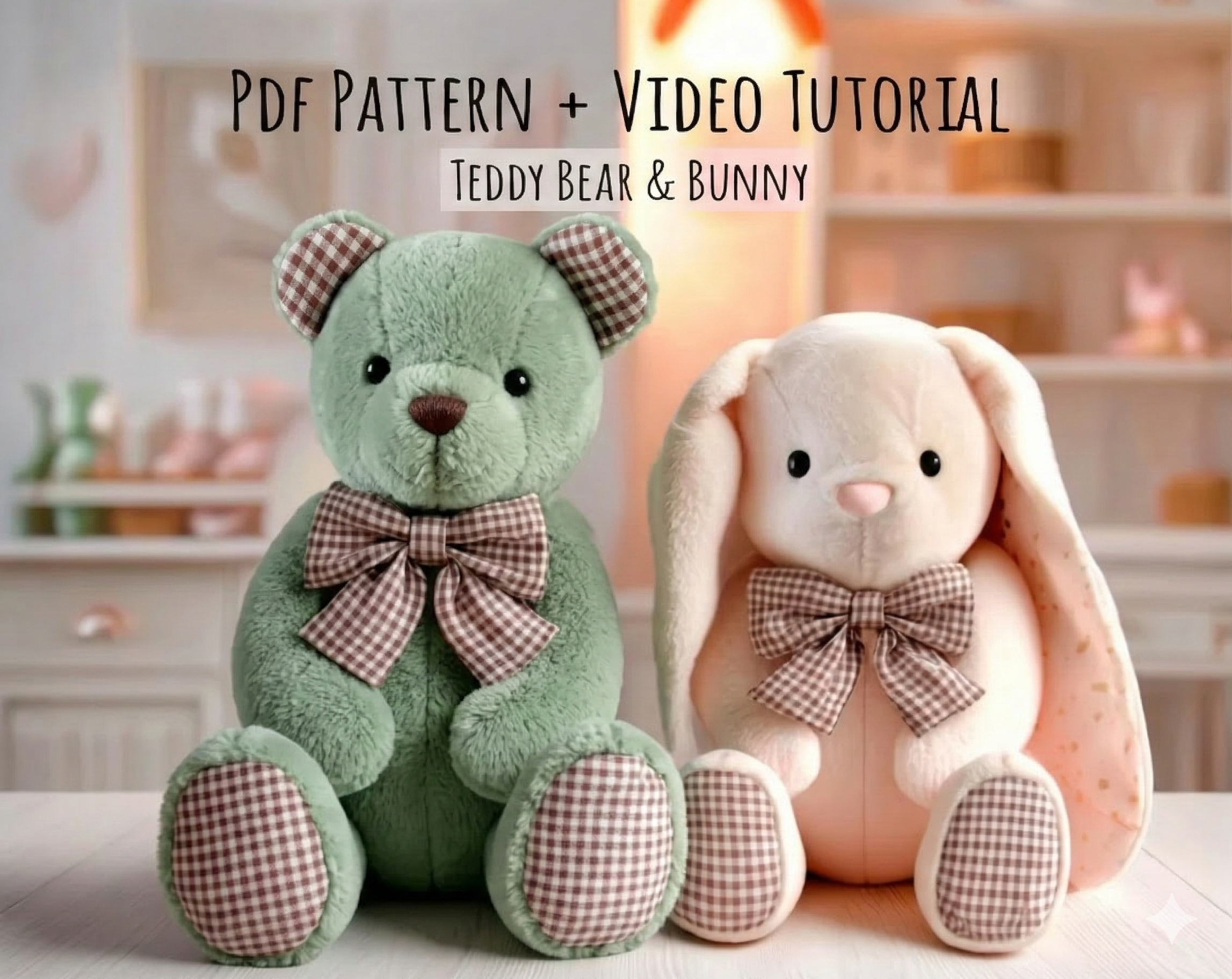 Memory Bear  beautiful  Pattern & Step-by-Step Sewing Tutorial pdf