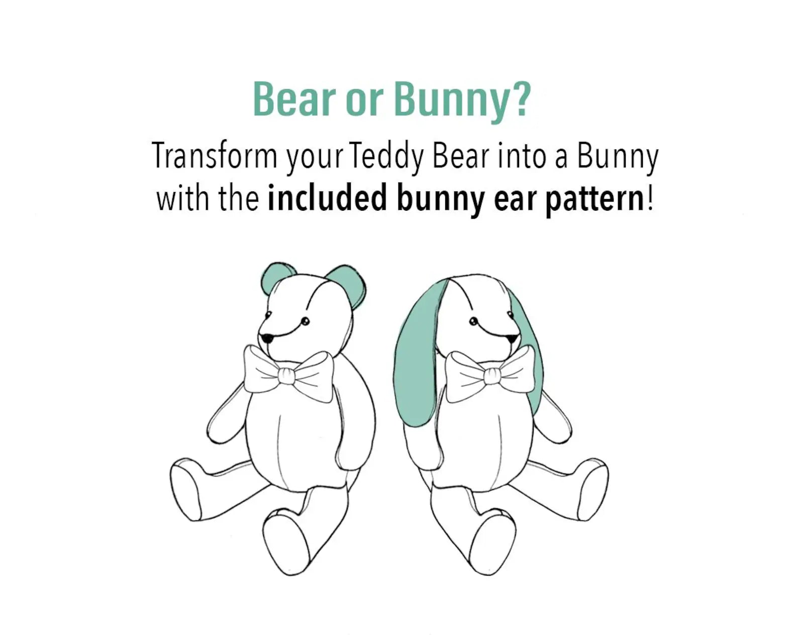 Memory Bear Pattern & Step-by-Step Sewing pdf tutorial